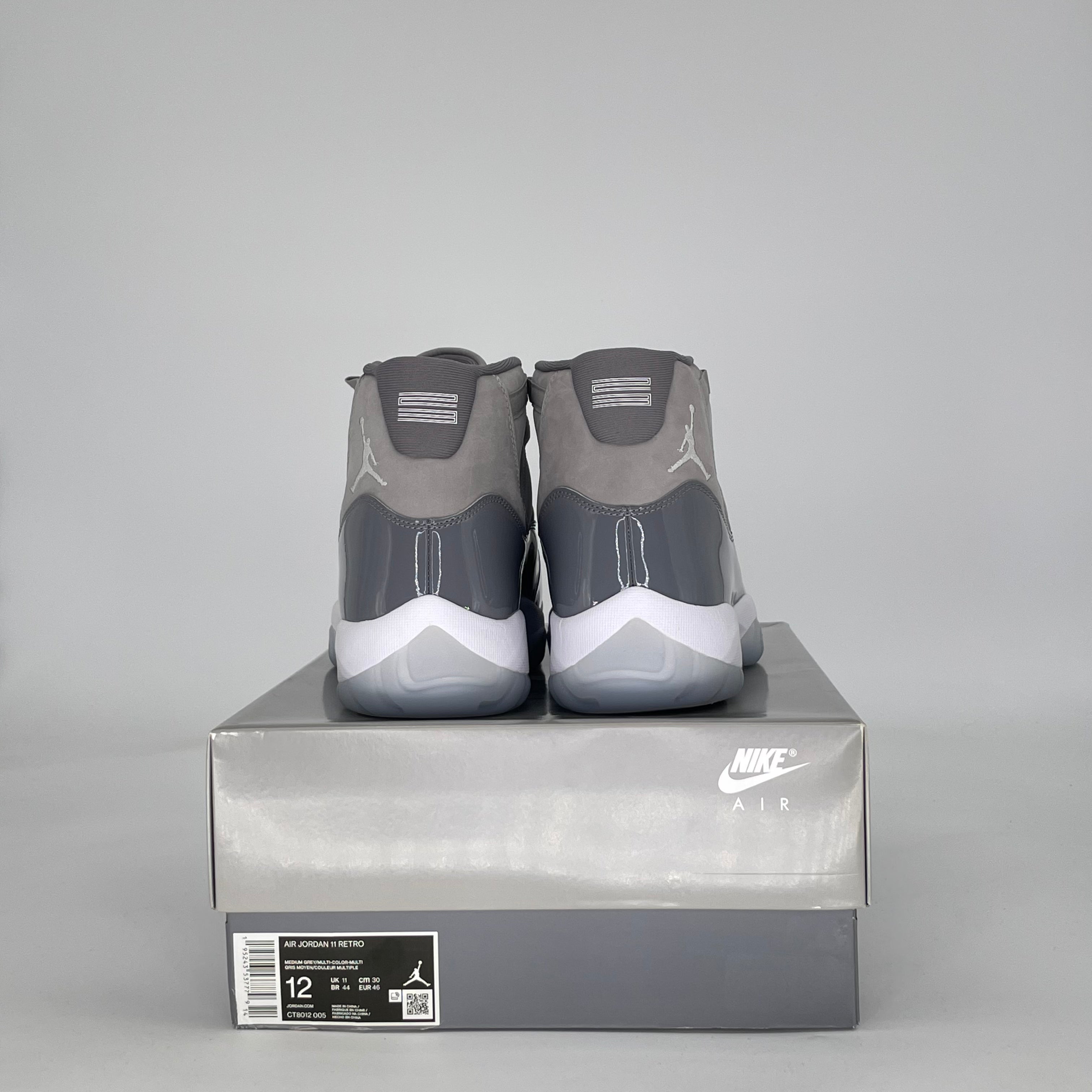AIR JORDAN 11 COOL GREY (2021) CT8012-005 SIZE 12/13.5W