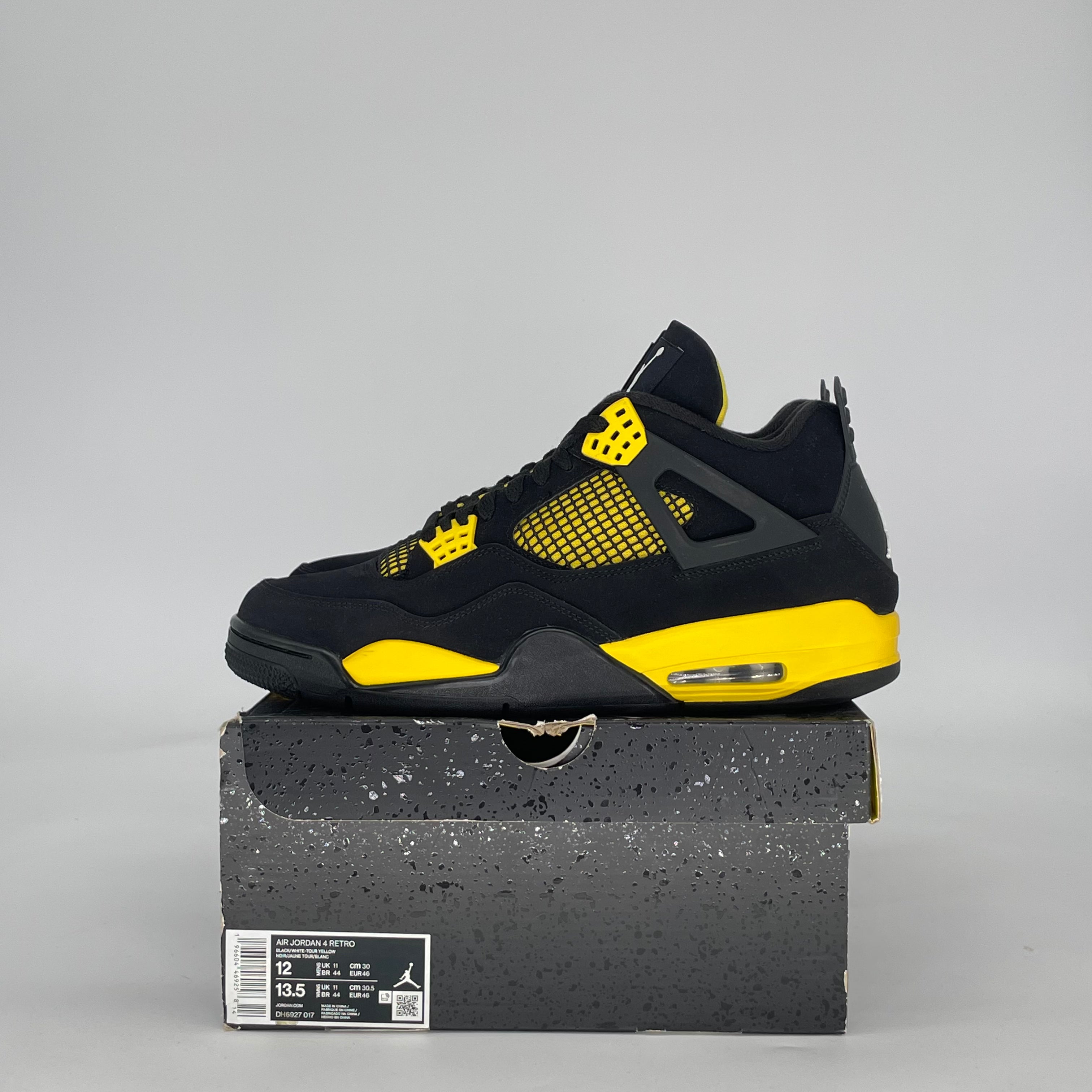 AIR JORDAN 4 THUNDER (2023) DH6927-017 SIZE 12/13.5W