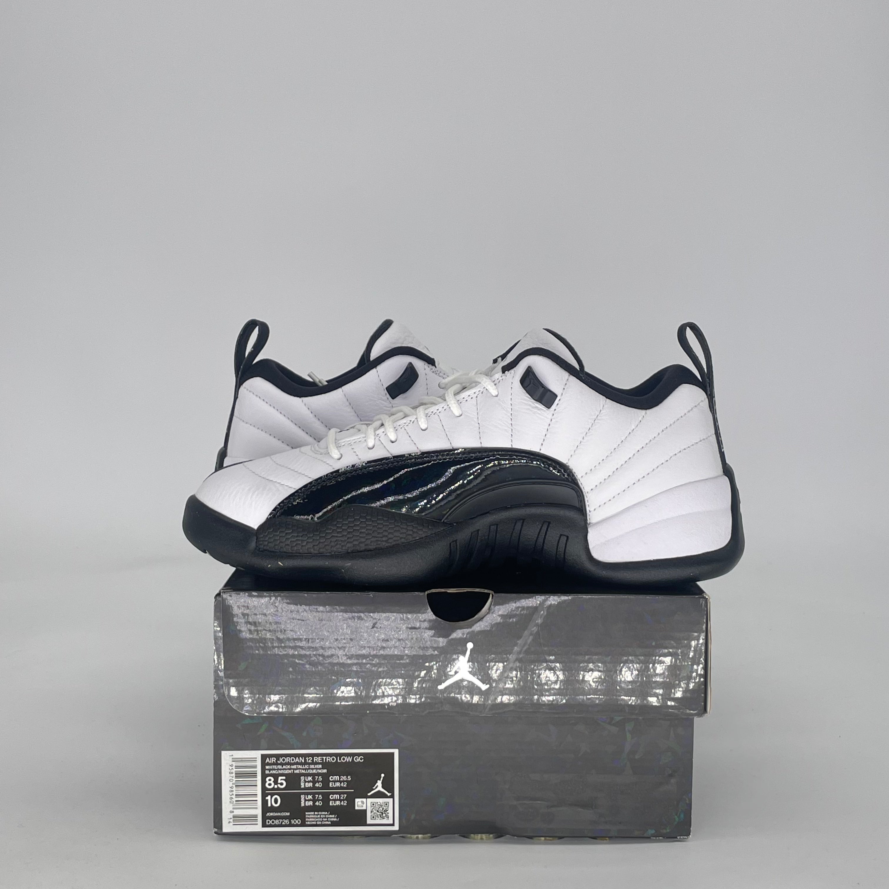 AIR JORDAN 12 LOW 25 YEARS IN CHINA DO8726-100 SIZE 8.5/10W
