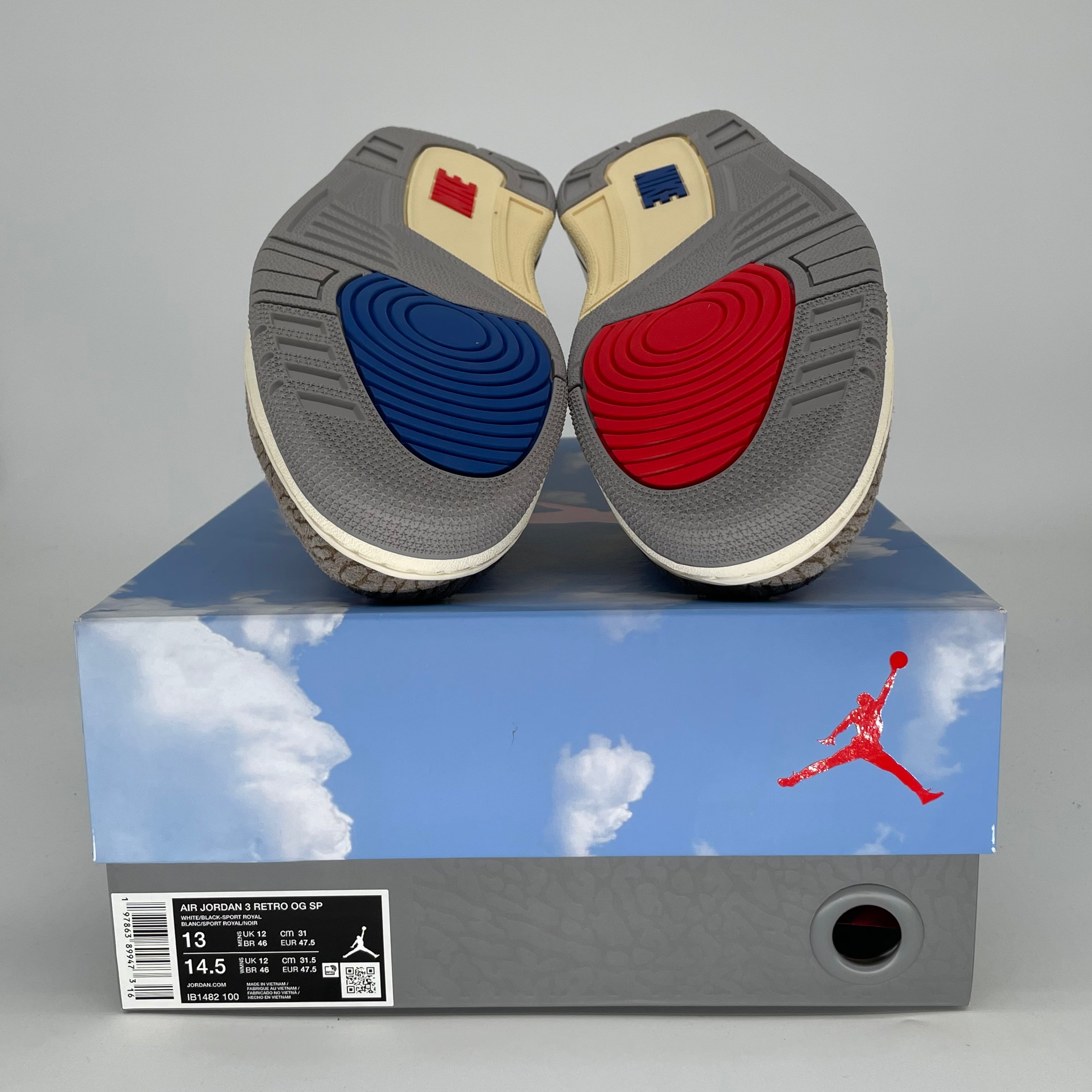 AIR JORDAN 3 SEOUL 2.0 IB1482-100 SIZE 13/14.5W