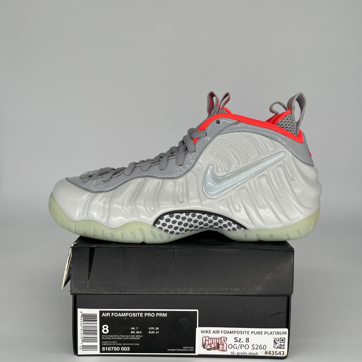 Nike Air Foamposite Pro Pure Platinum