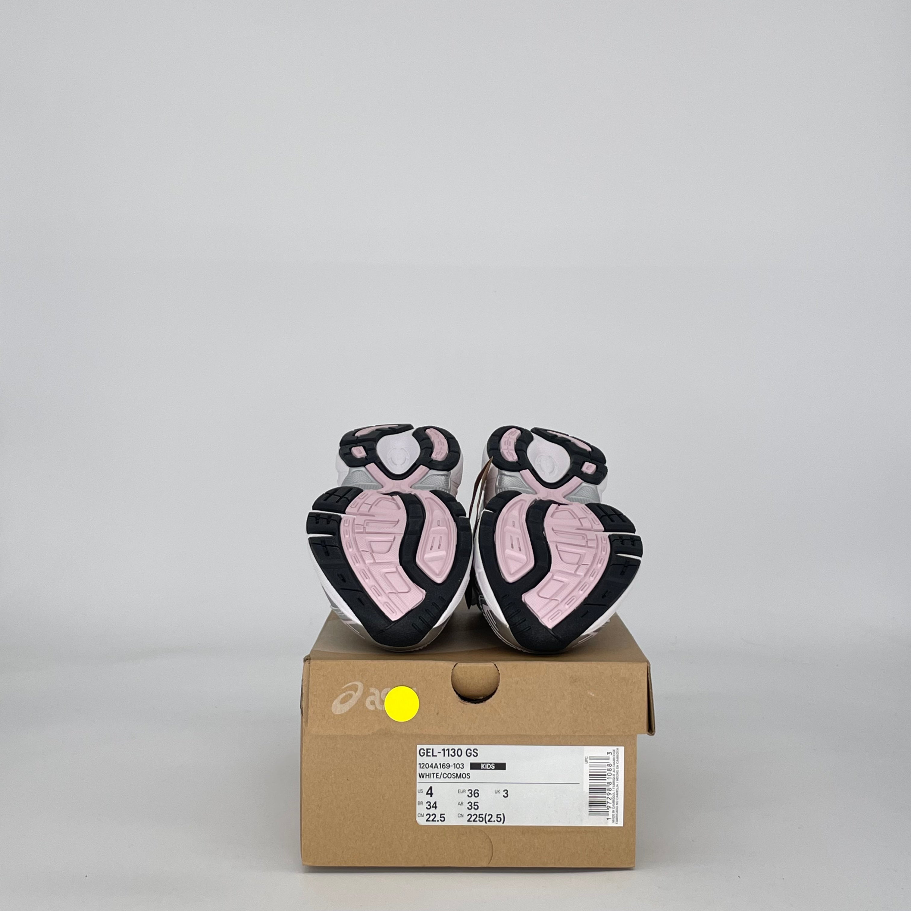 ASICS GEL-1130 WHITE COSMOS 1204A169-103 SIZE 4/5.5W GS