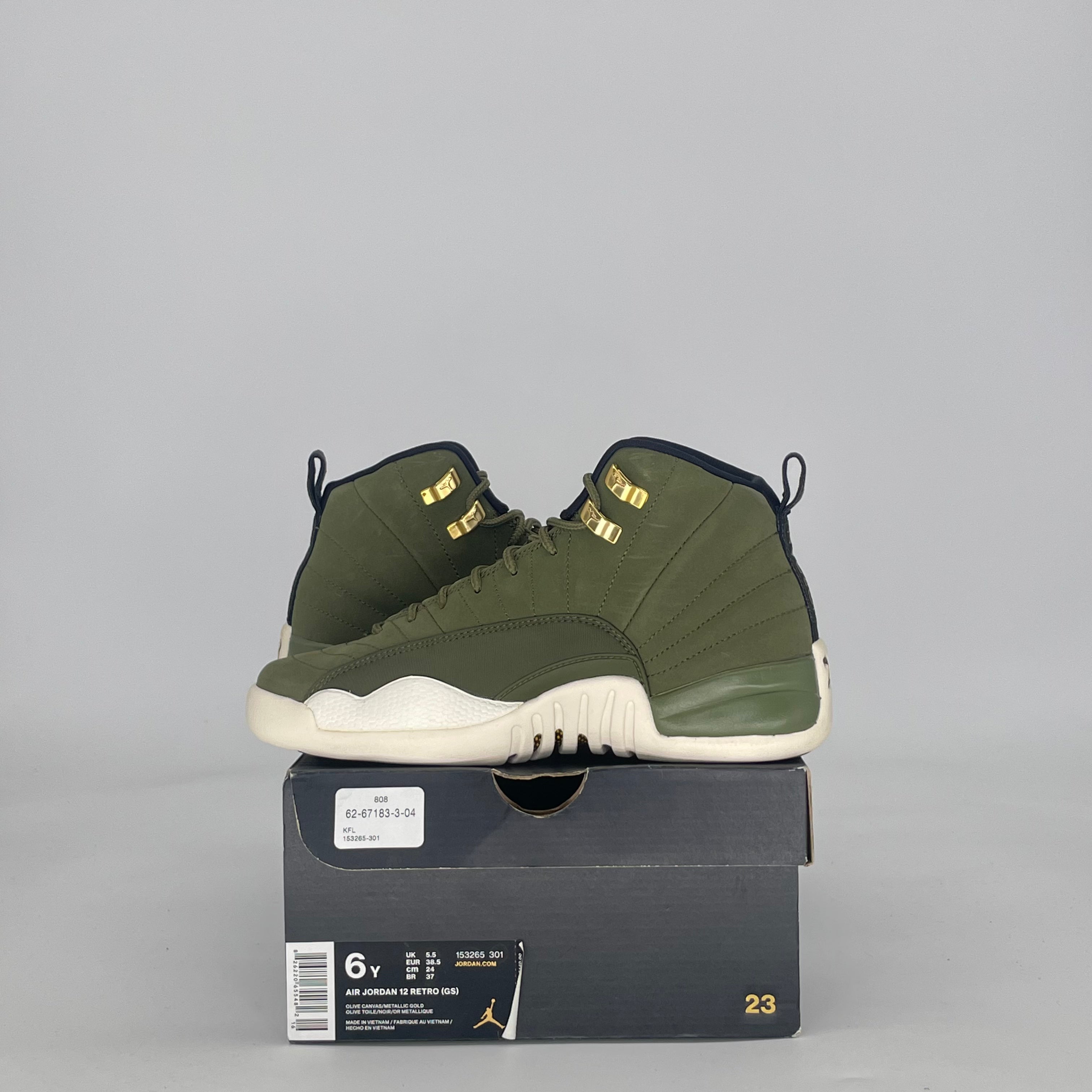 AIR JORDAN 12 CHRIS PAUL CLASS OF 2003 153265-301 SIZE 6/7.5W GS
