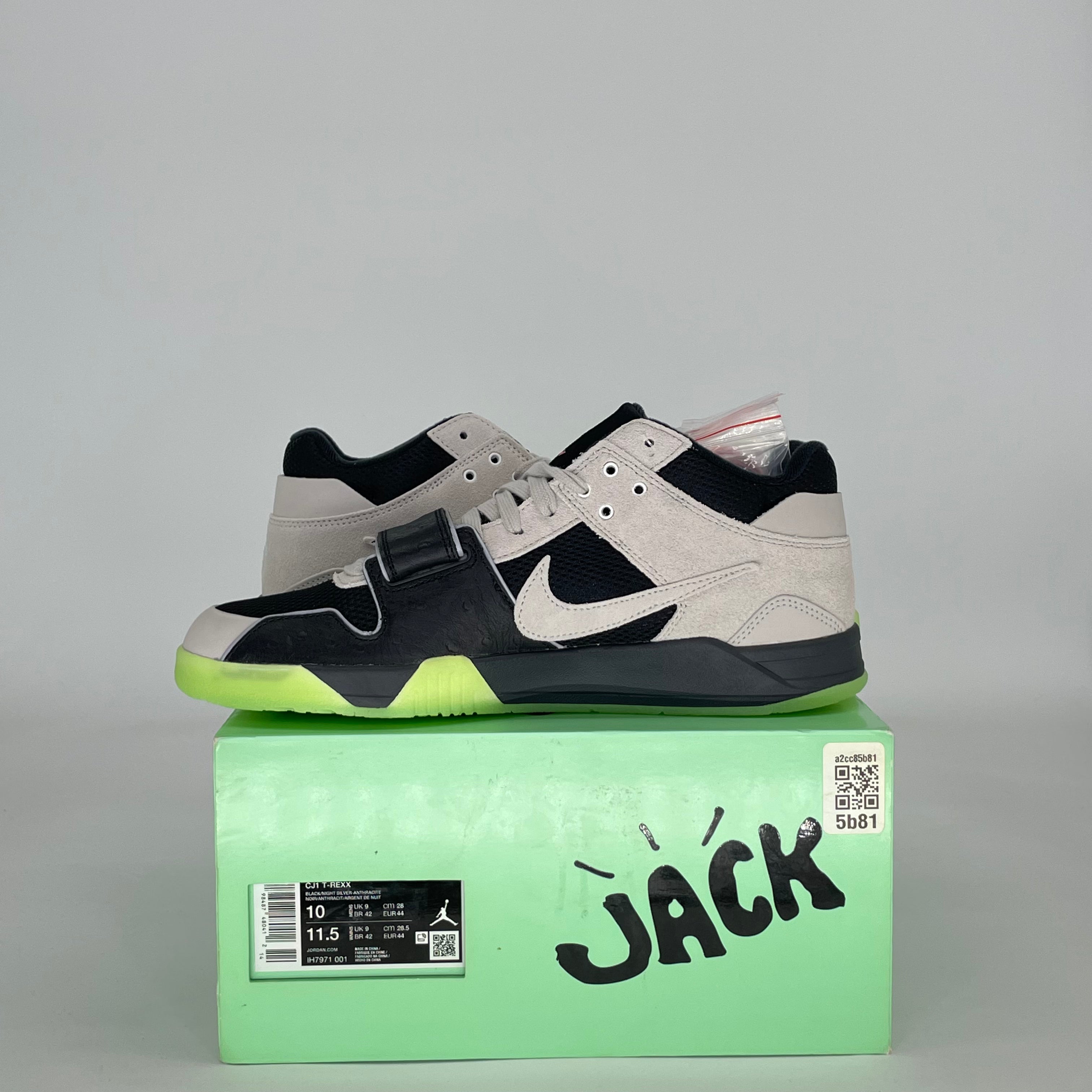 AIR JORDAN JUMPMAN JACK TR X TRAVIS SCOTT CHASE B NIGHT SILVER IH7971-001 SIZE 10.5/12W