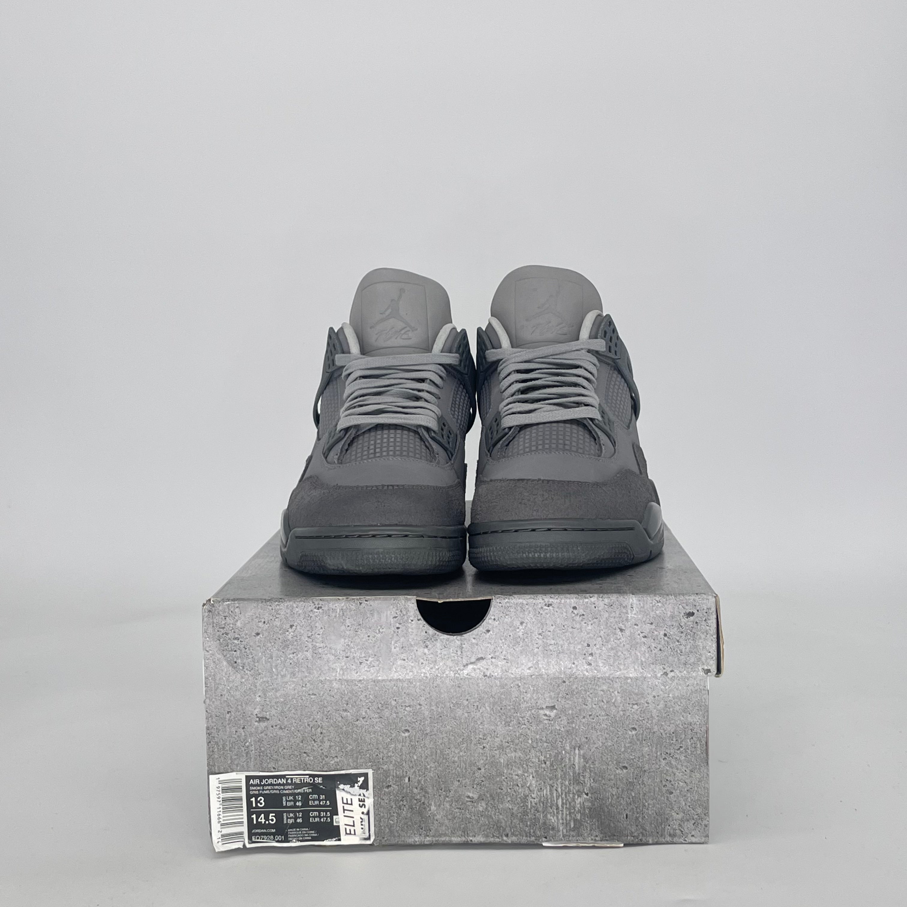 AIR JORDAN 4 PARIS OLYMPICS WET CEMENT FQ7928-001 SIZE 13/14.5W