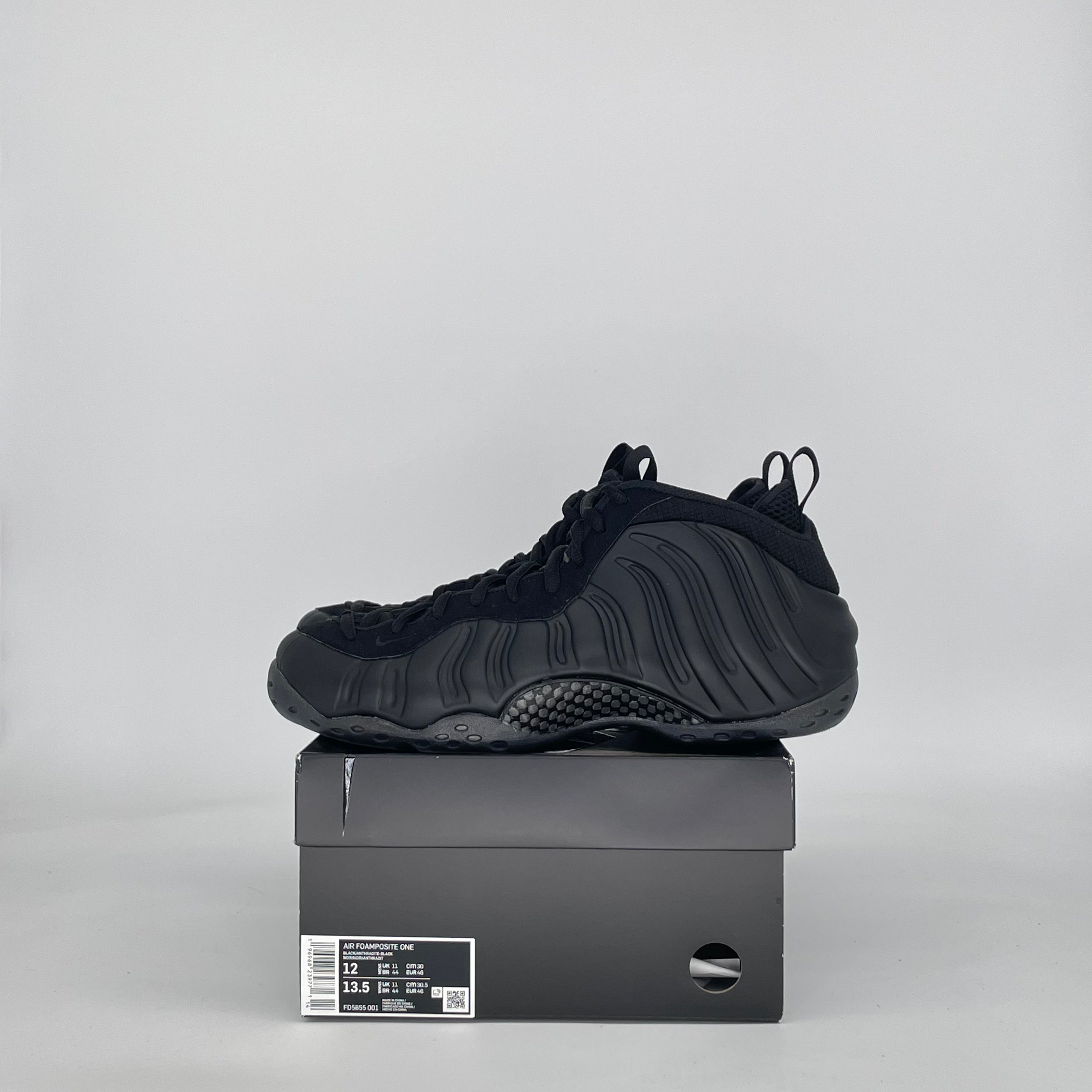 NIKE AIR FOAMPOSITE ONE ANTHRACITE (2023) FD5855-001 SIZE 12/13.5W