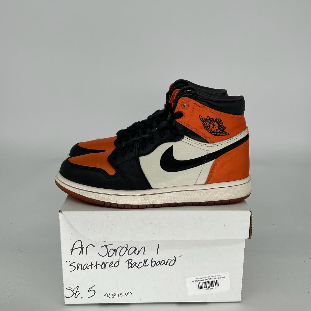 Jordan 1 Retro High OG Satin Shattered Backboard (Women's)