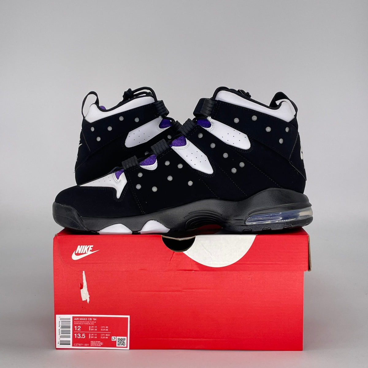 Nike Air Max 2 CB '94 Black White Purple