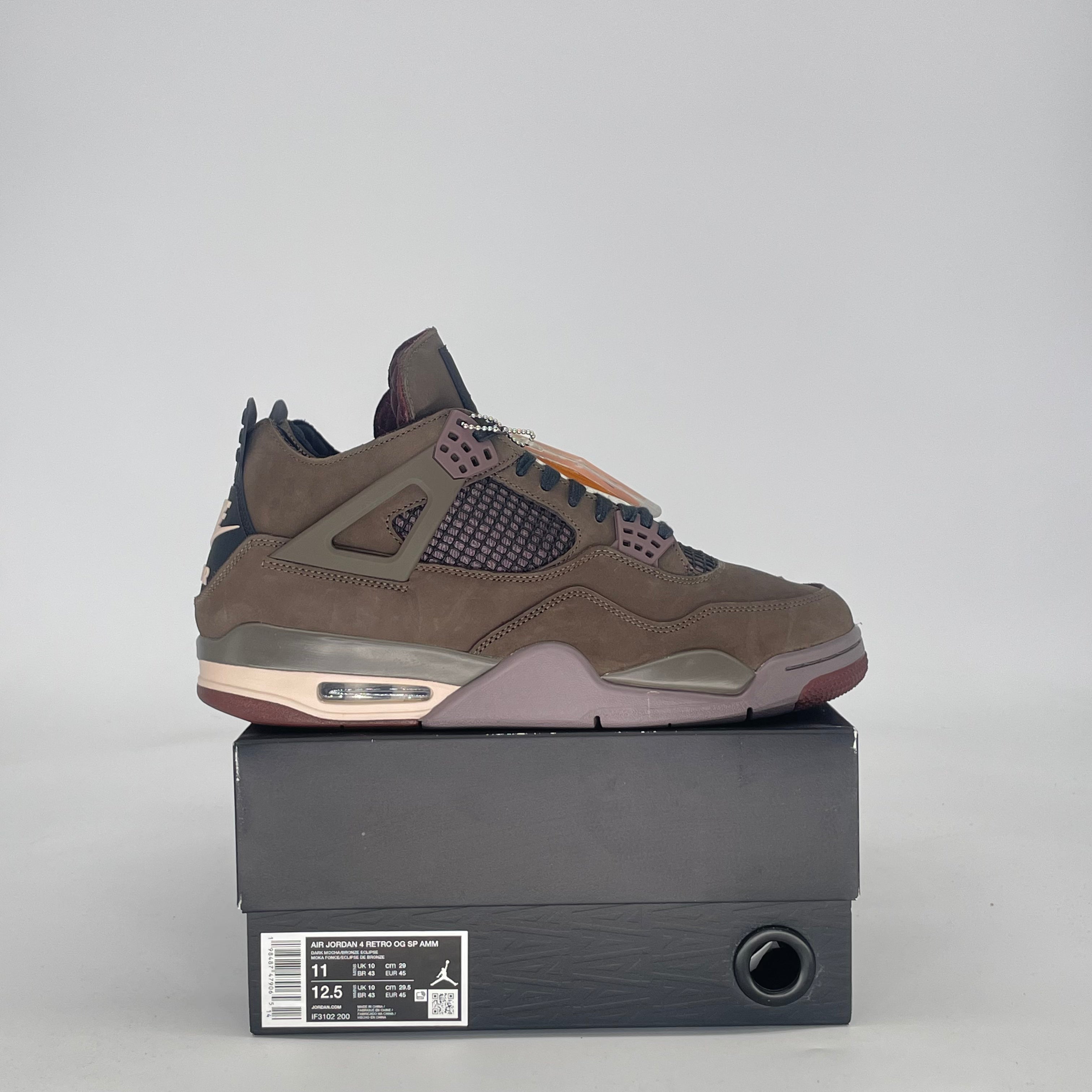 AIR JORDAN 4 A MA MANIERE DARK MOCHA IF3102-200 SIZE 11/12.5W