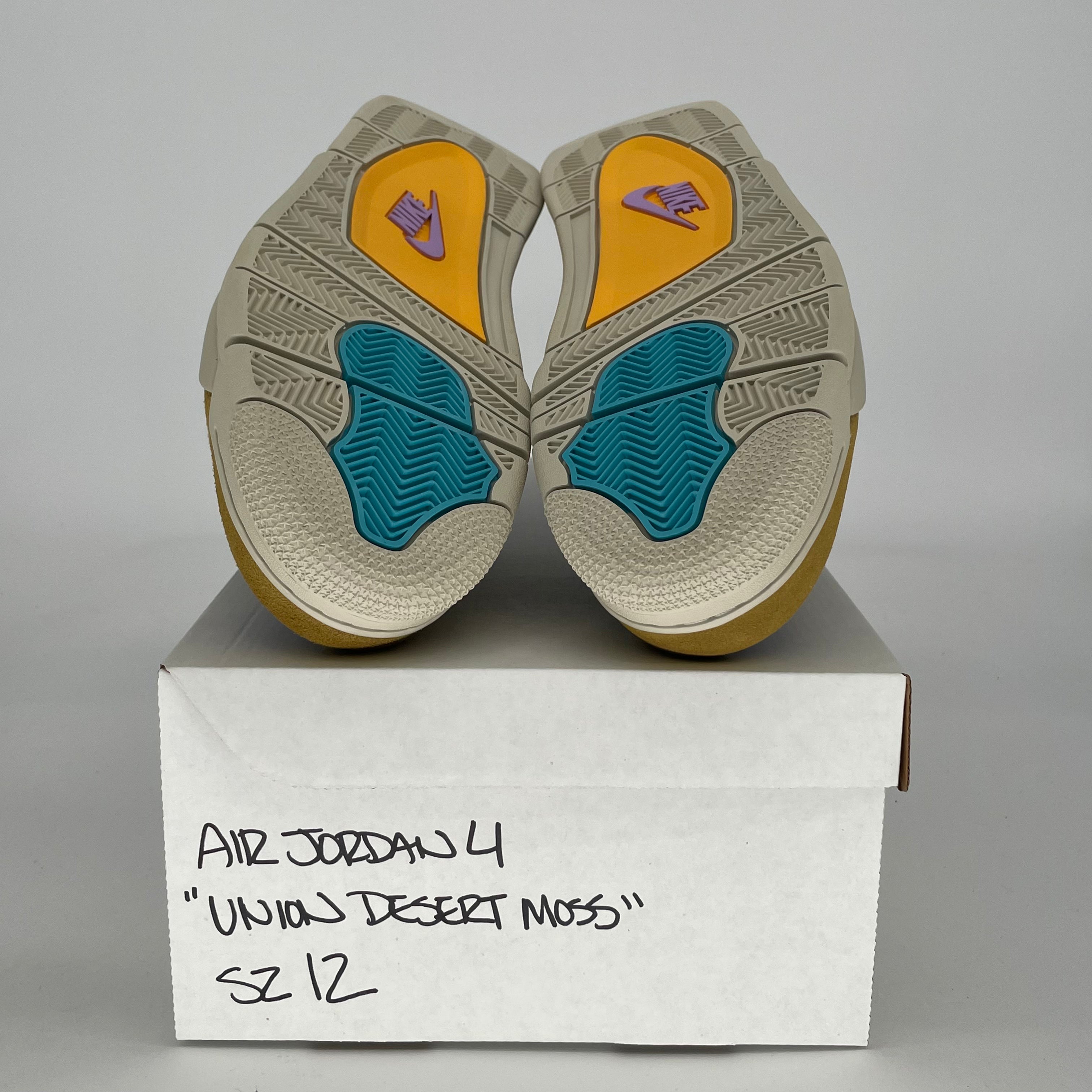 AIR JORDAN 4 UNION DESERT MOSS DJ5718-300 SIZE 12/13.5W