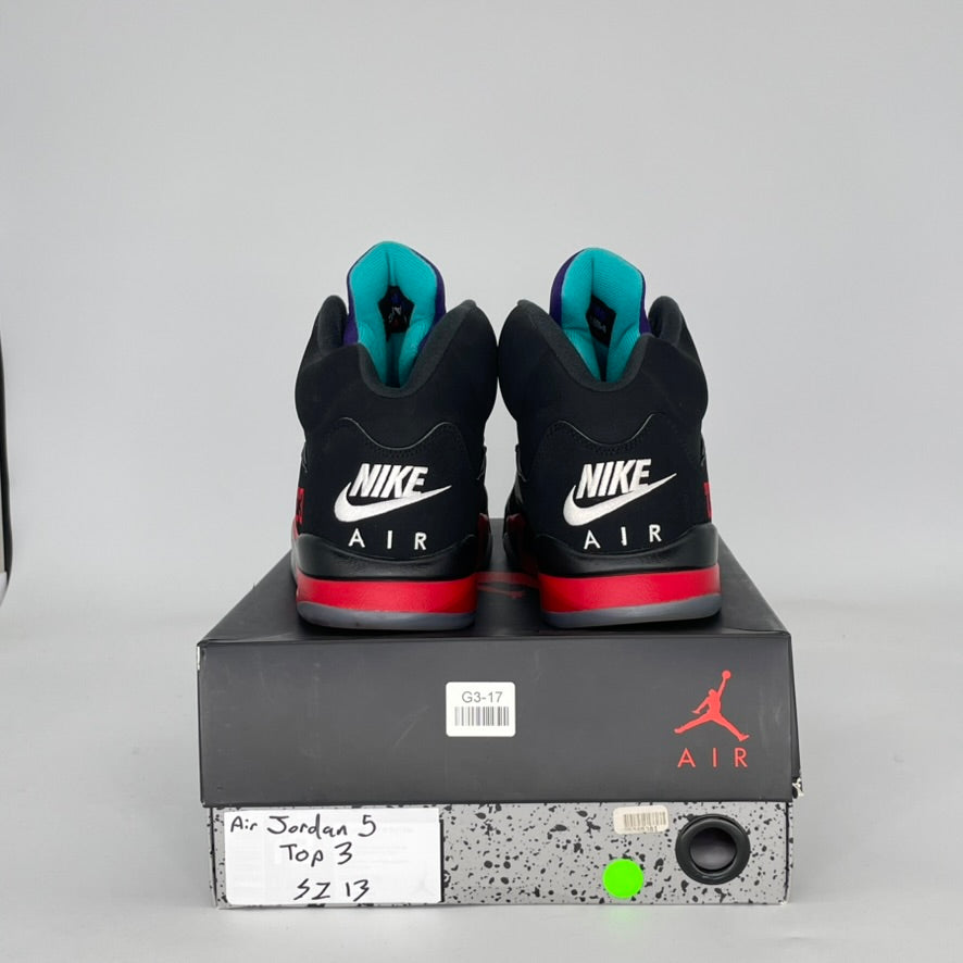 AIR JORDAN 5 TOP 3 CZ1786-001 SIZE 13/14.5W