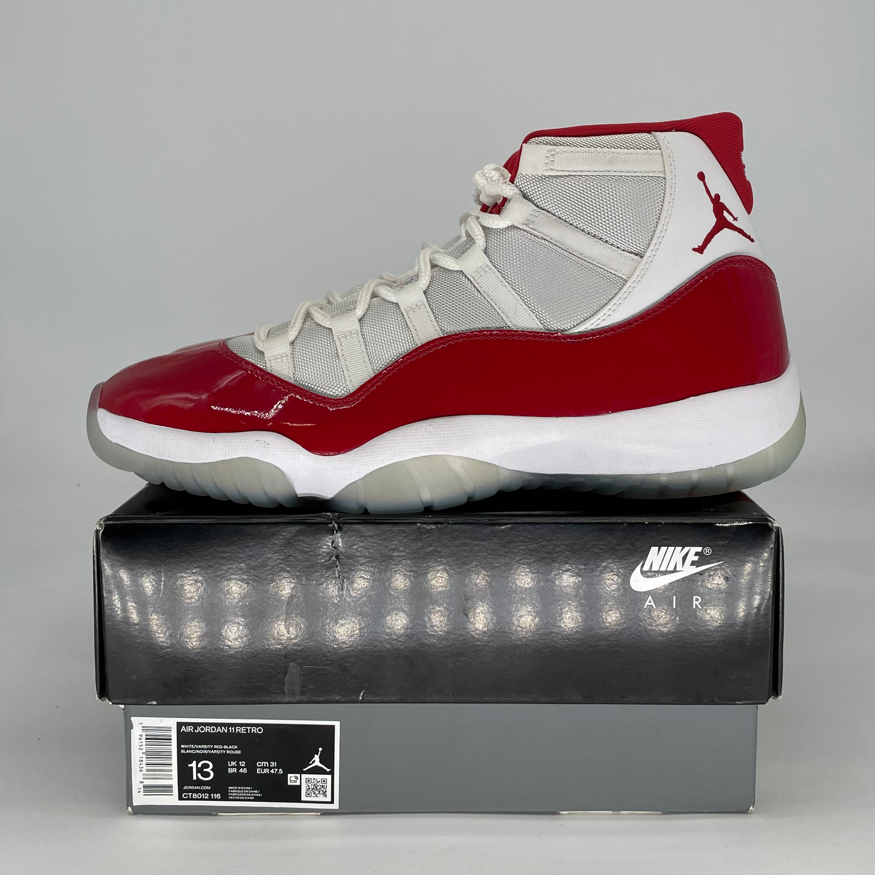 AIR JORDAN 11 CHERRY CT8012-116 SIZE 13/14.5W