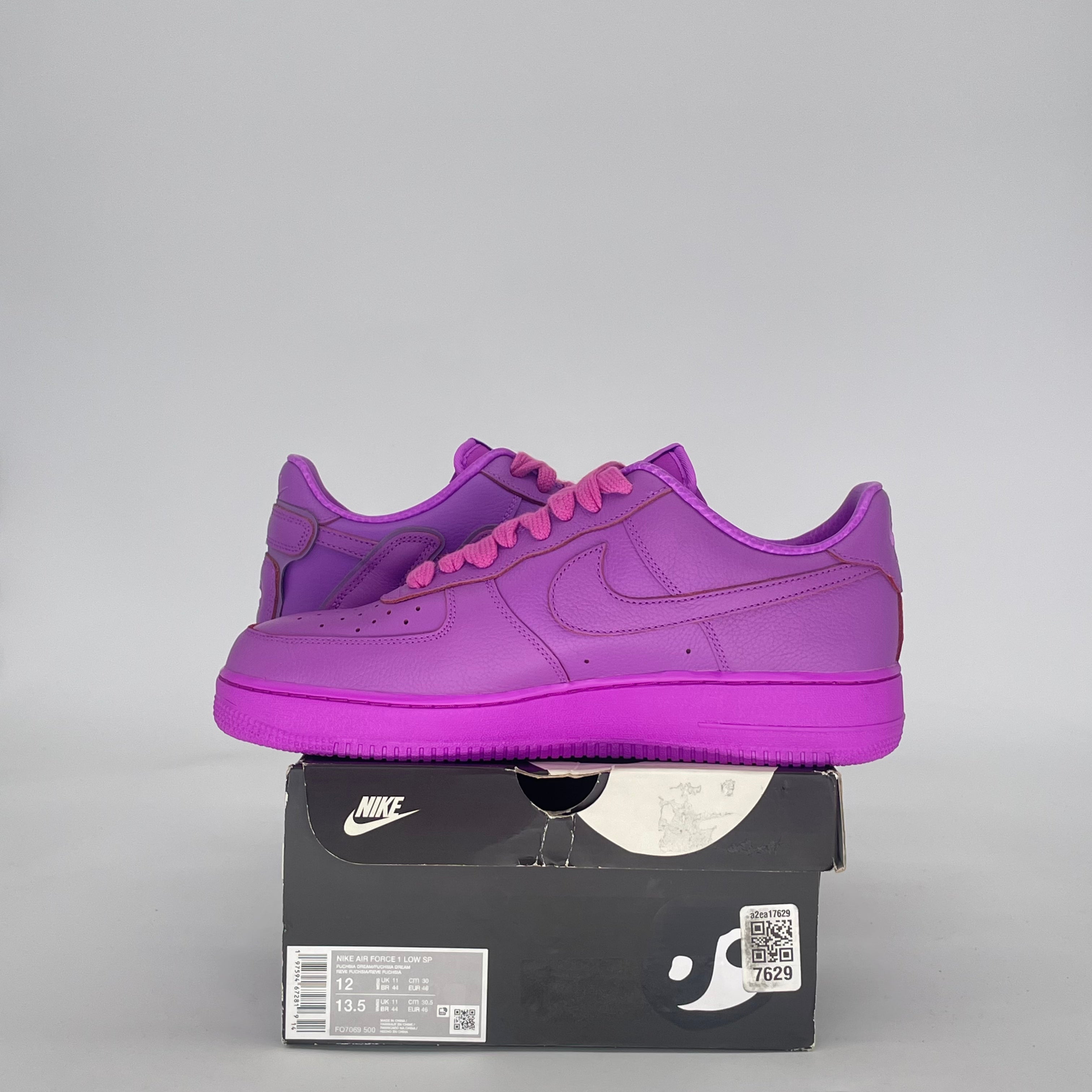 NIKE AIR FORCE 1 LOW CACTUS PLANT FLEA MARKET FUCHSIA DREAM FQ7069-500 SIZE 12/13.5W