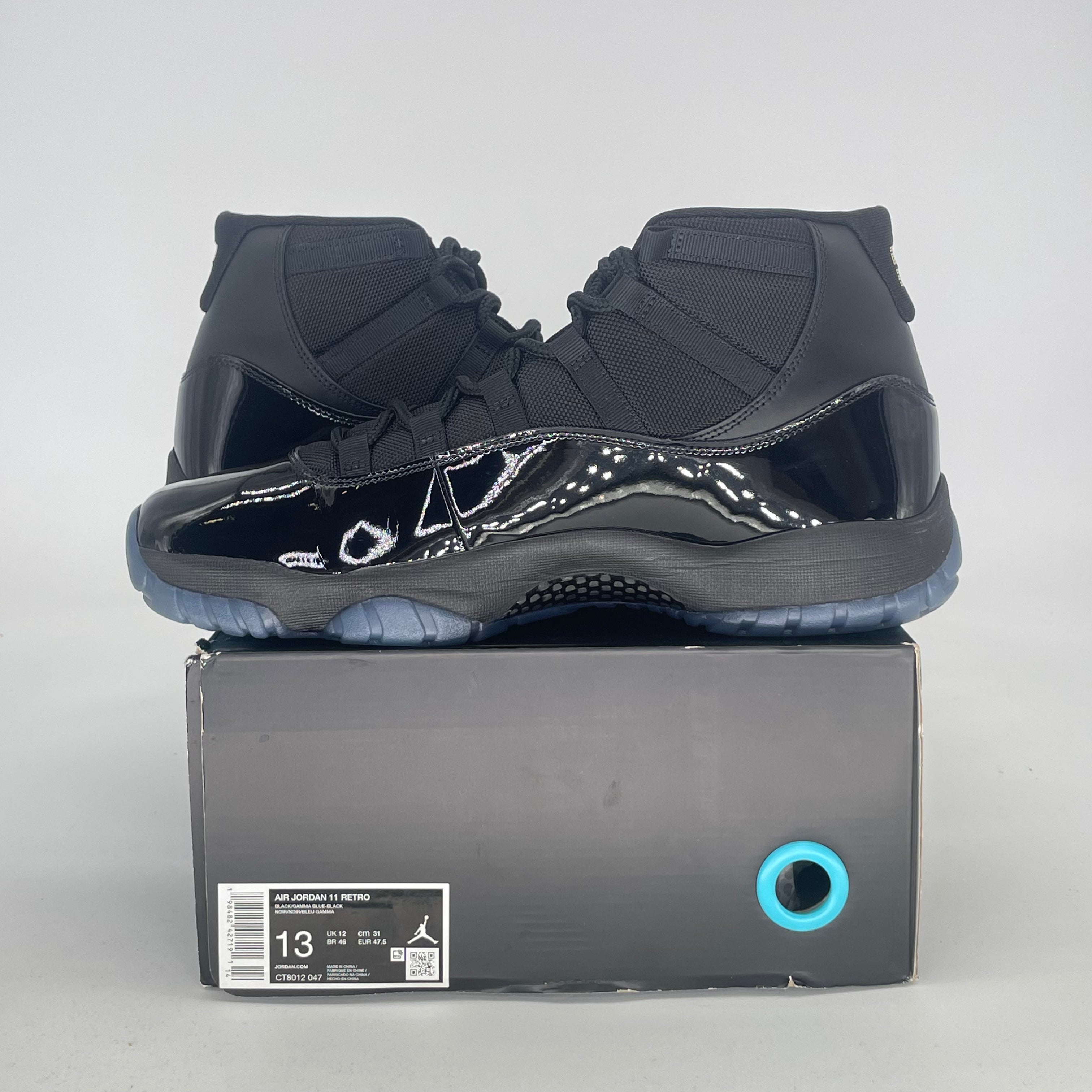 AIR JORDAN 11 GAMMA BLUE CT8012-047 SIZE 13/14.5W