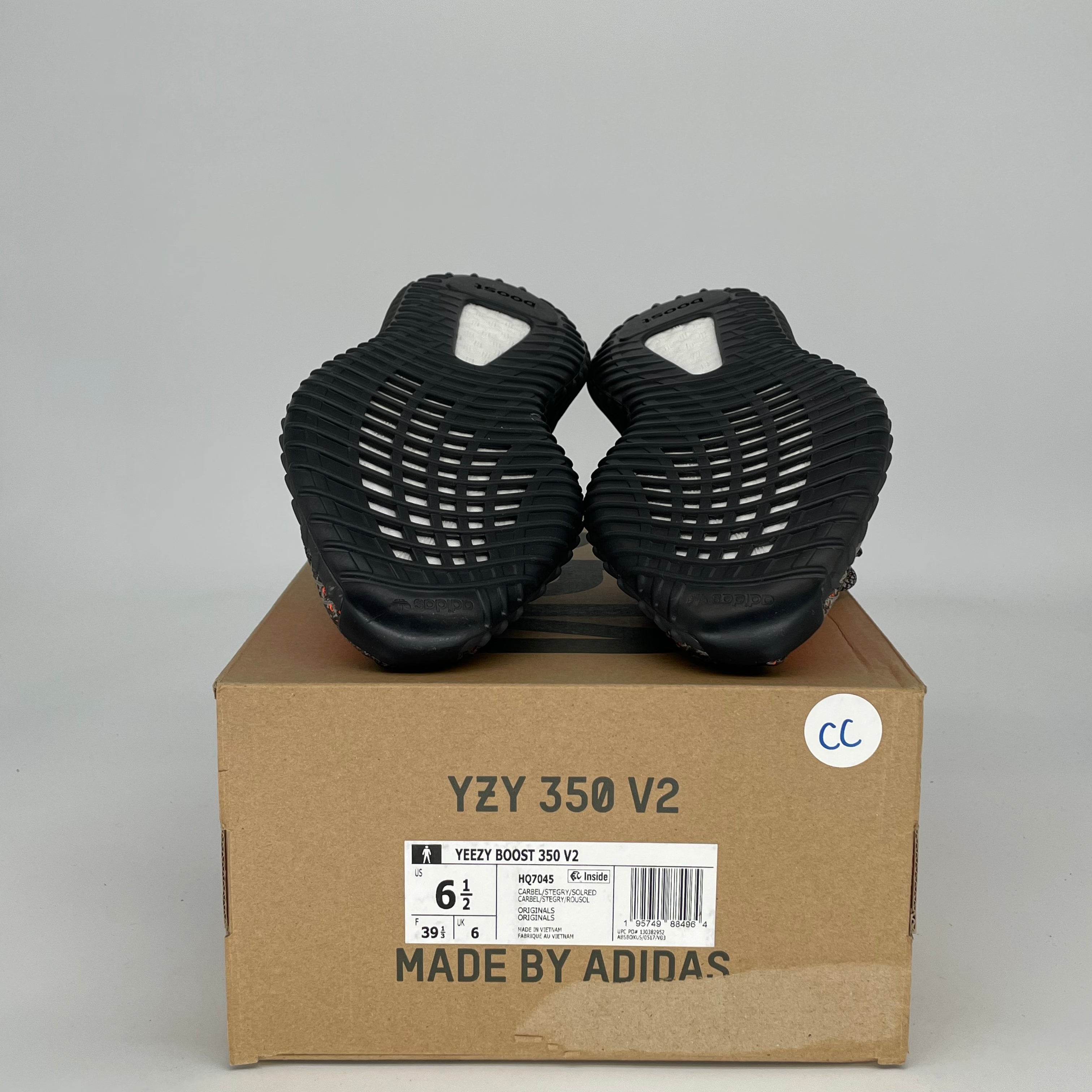 ADIDAS YEEZY 350 V2 CARBON BELUGA HQ7045 SIZE 6.5/8W