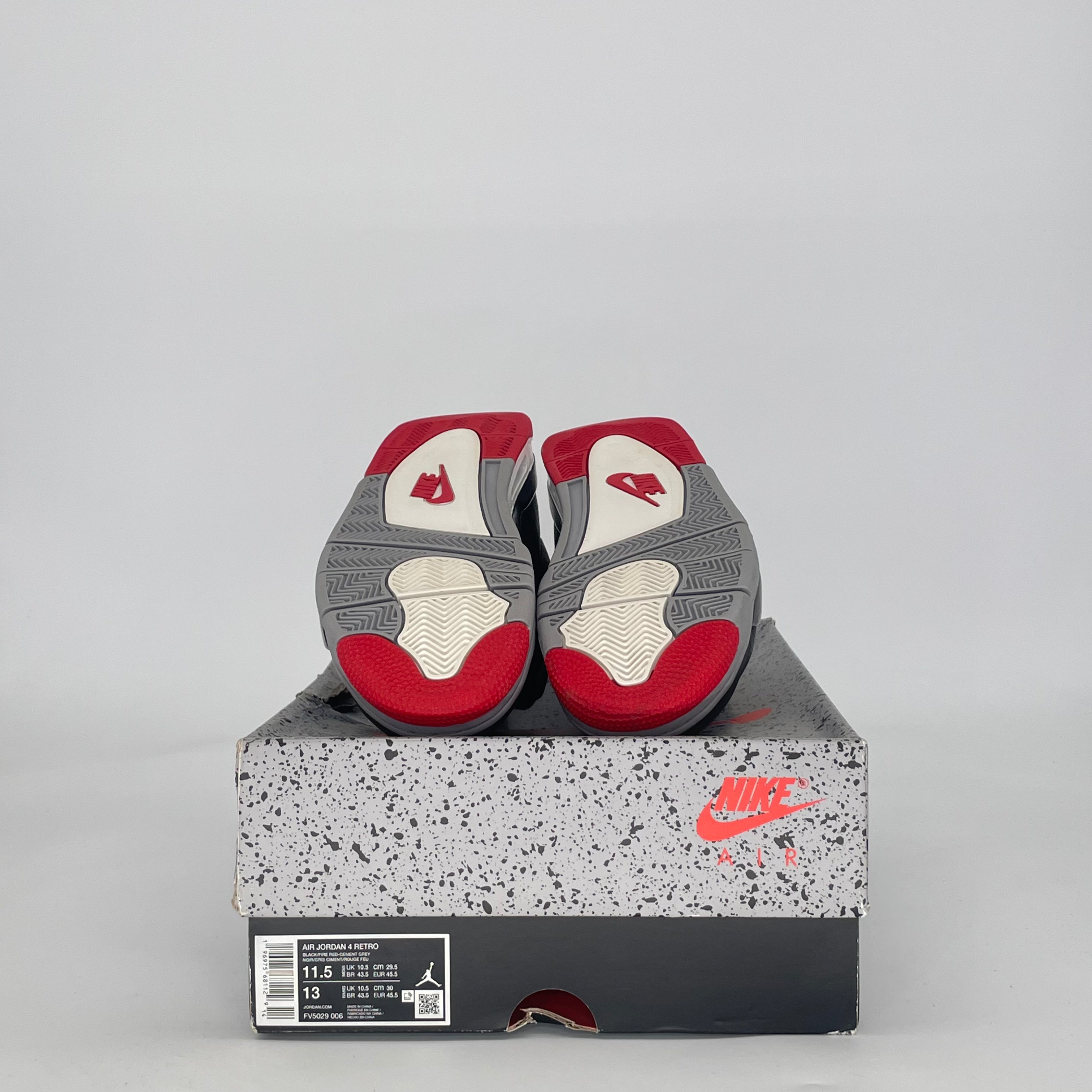AIR JORDAN 4 BRED REIMAGINED FV5029-006 SIZE 11.5/13W
