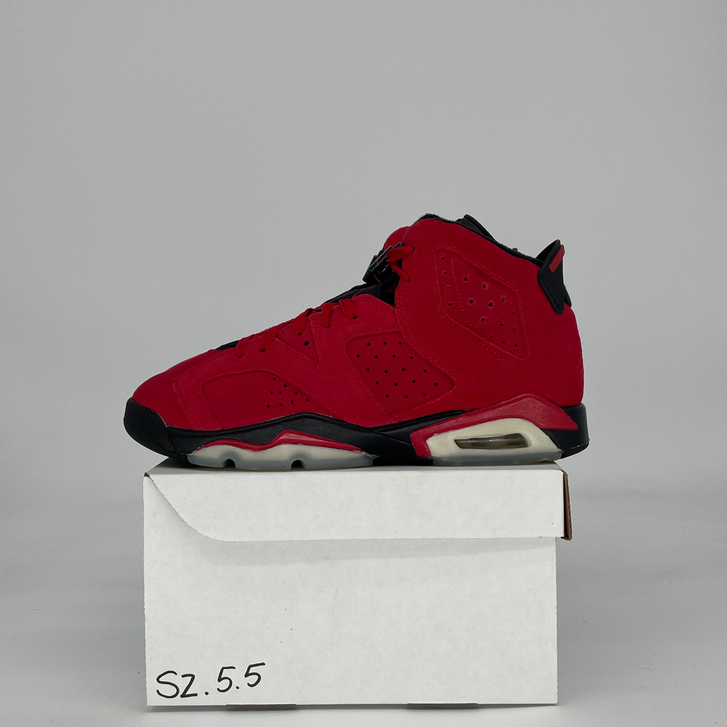 AIR JORDAN 6 TORO BRAVE 384665-620 SIZE 5.5/7W