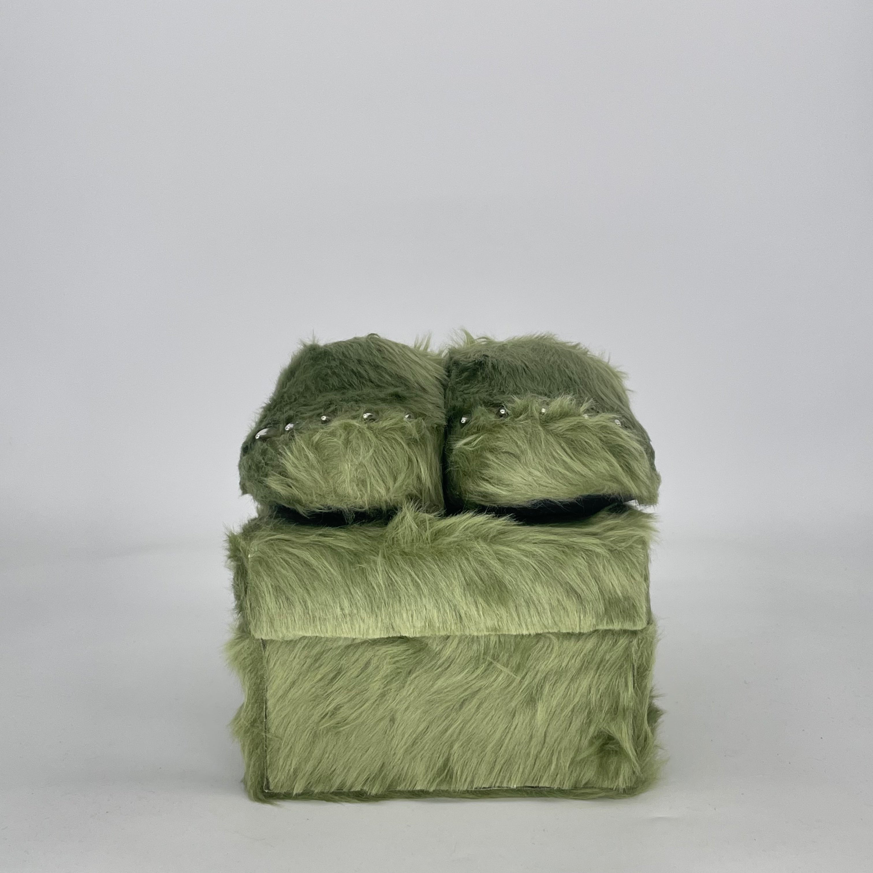 BRAVEST STUDIOS BEAR CLAW MULE GREEN SIZE 12/13.5W