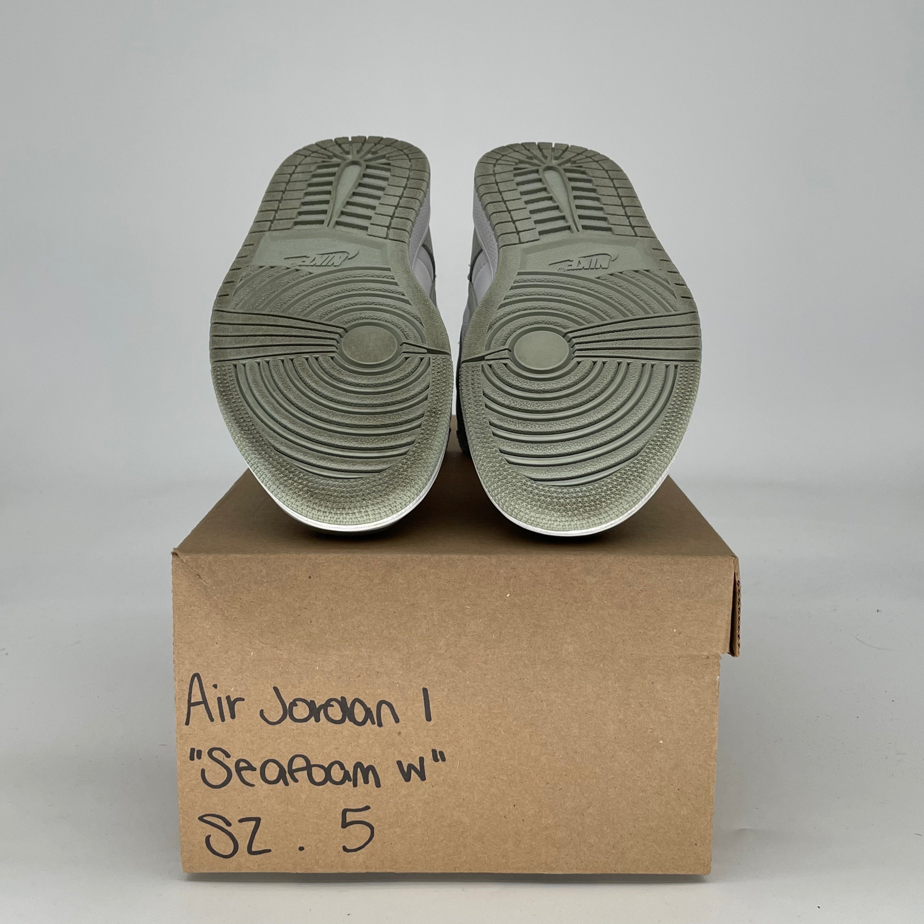 AIR JORDAN 1 SEAFOAM W CD0461-002 SIZE 5/6.5W