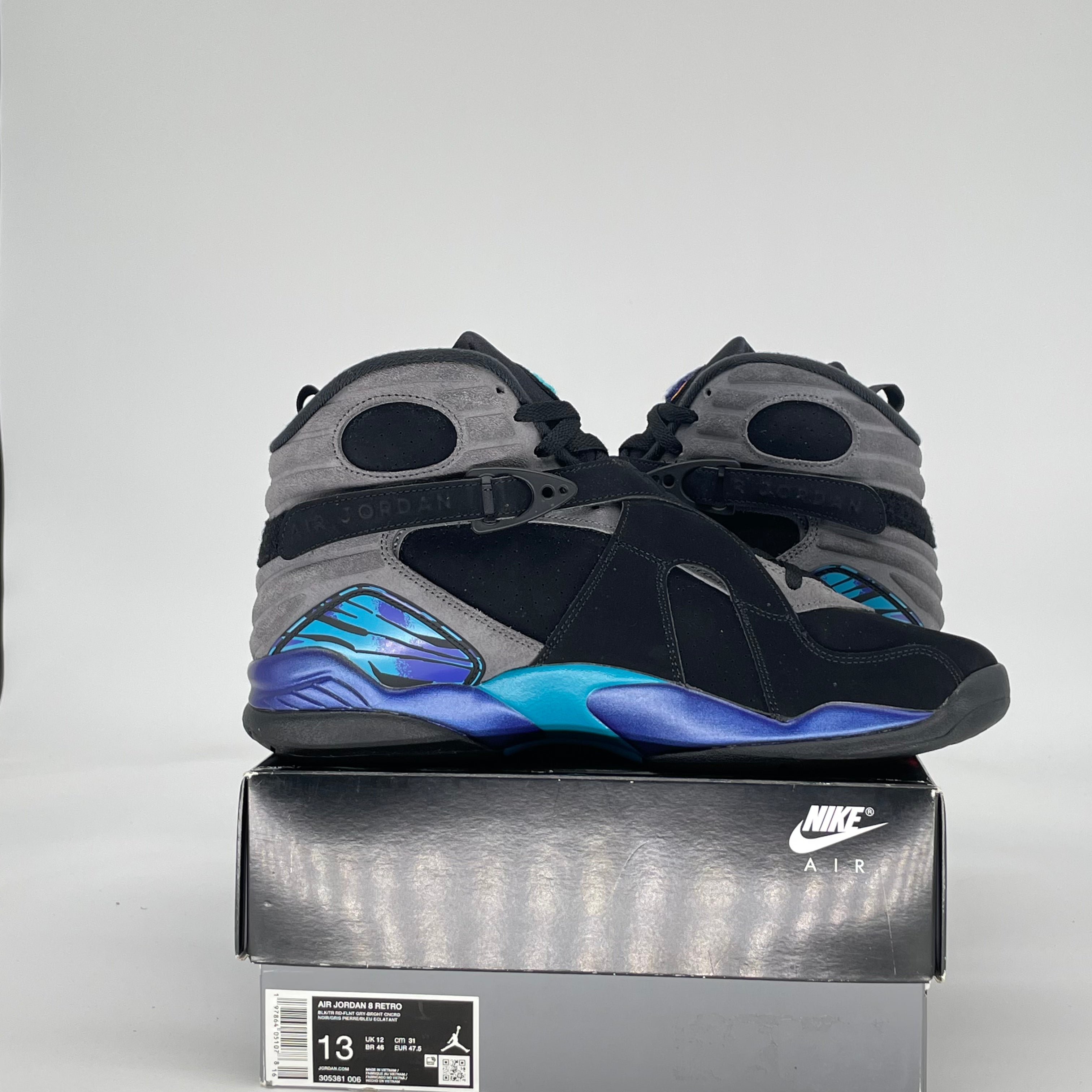 AIR JORDAN 8 AQUA (2025) 305381-006 SIZE 13/14.5W