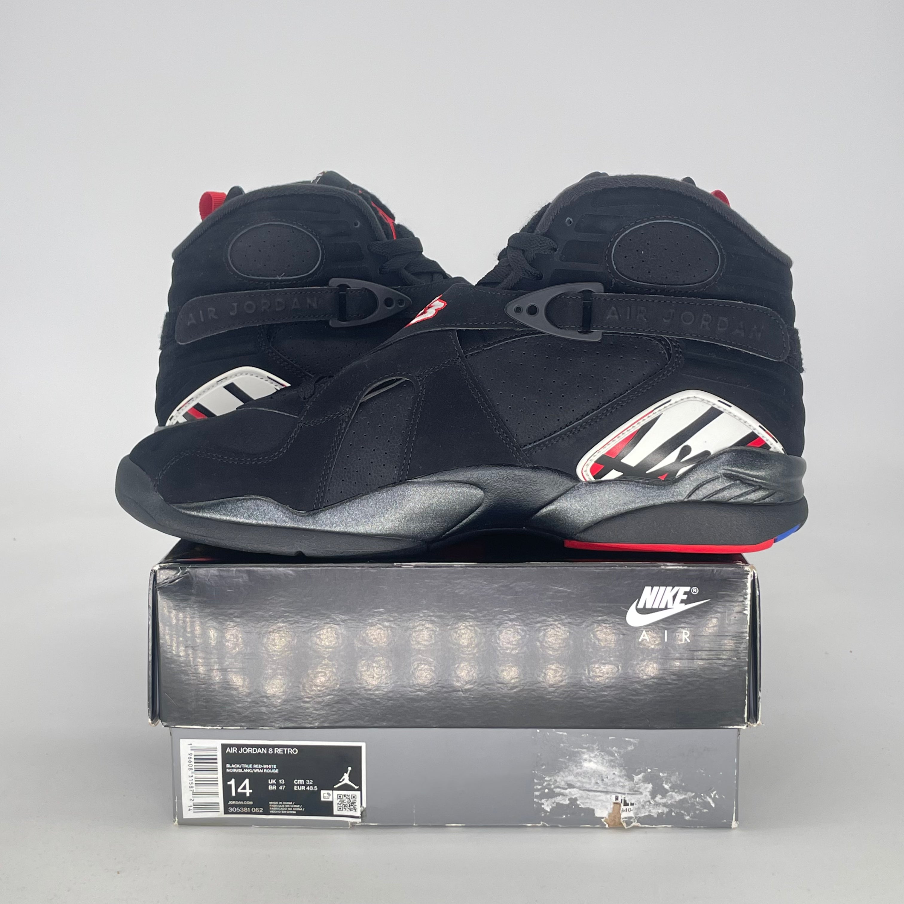 AIR JORDAN 8 PLAYOFFS (2023) 305381-062 SIZE 14/15.5W