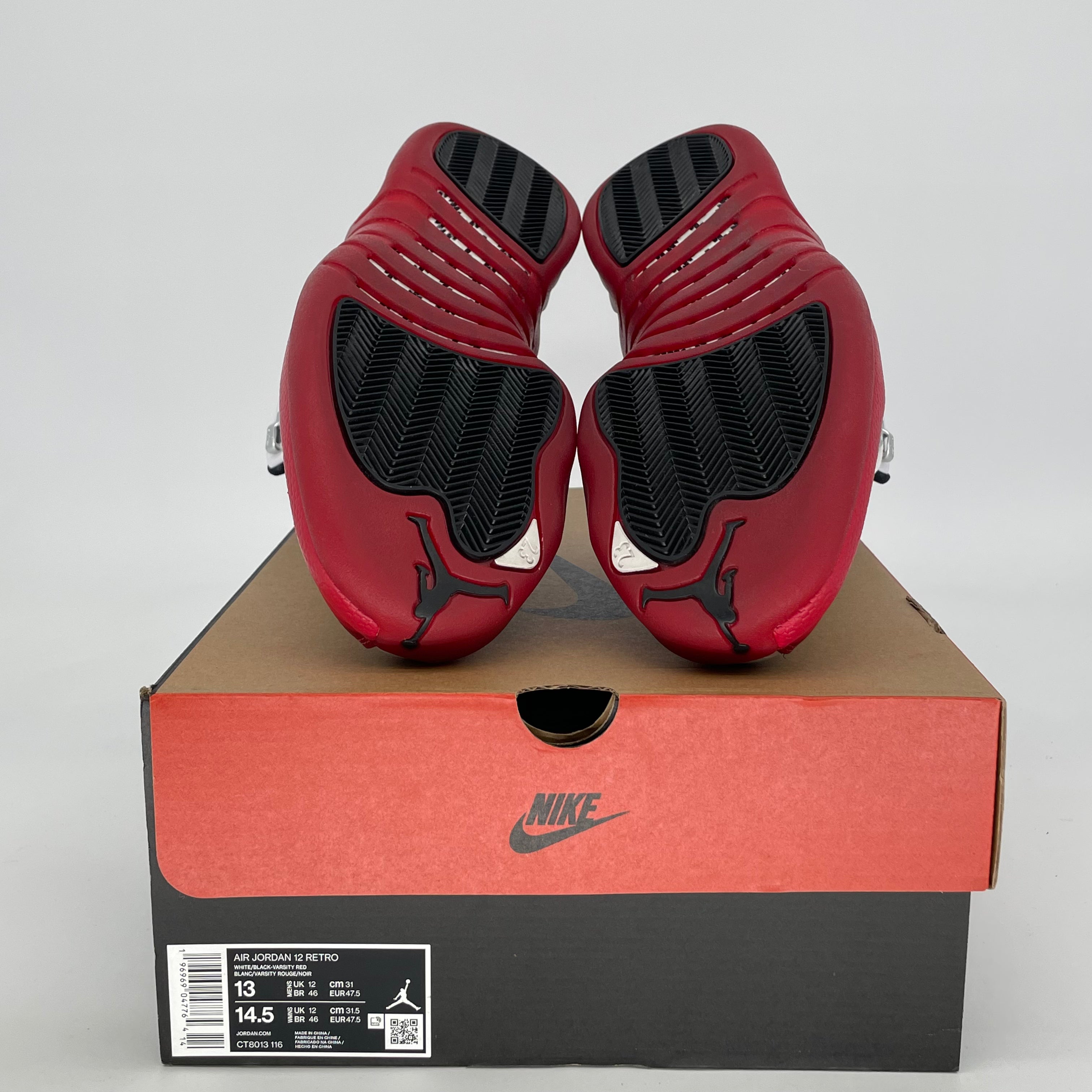 AIR JORDAN 12 CHERRY CT8013-116 SIZE 13/14.5W