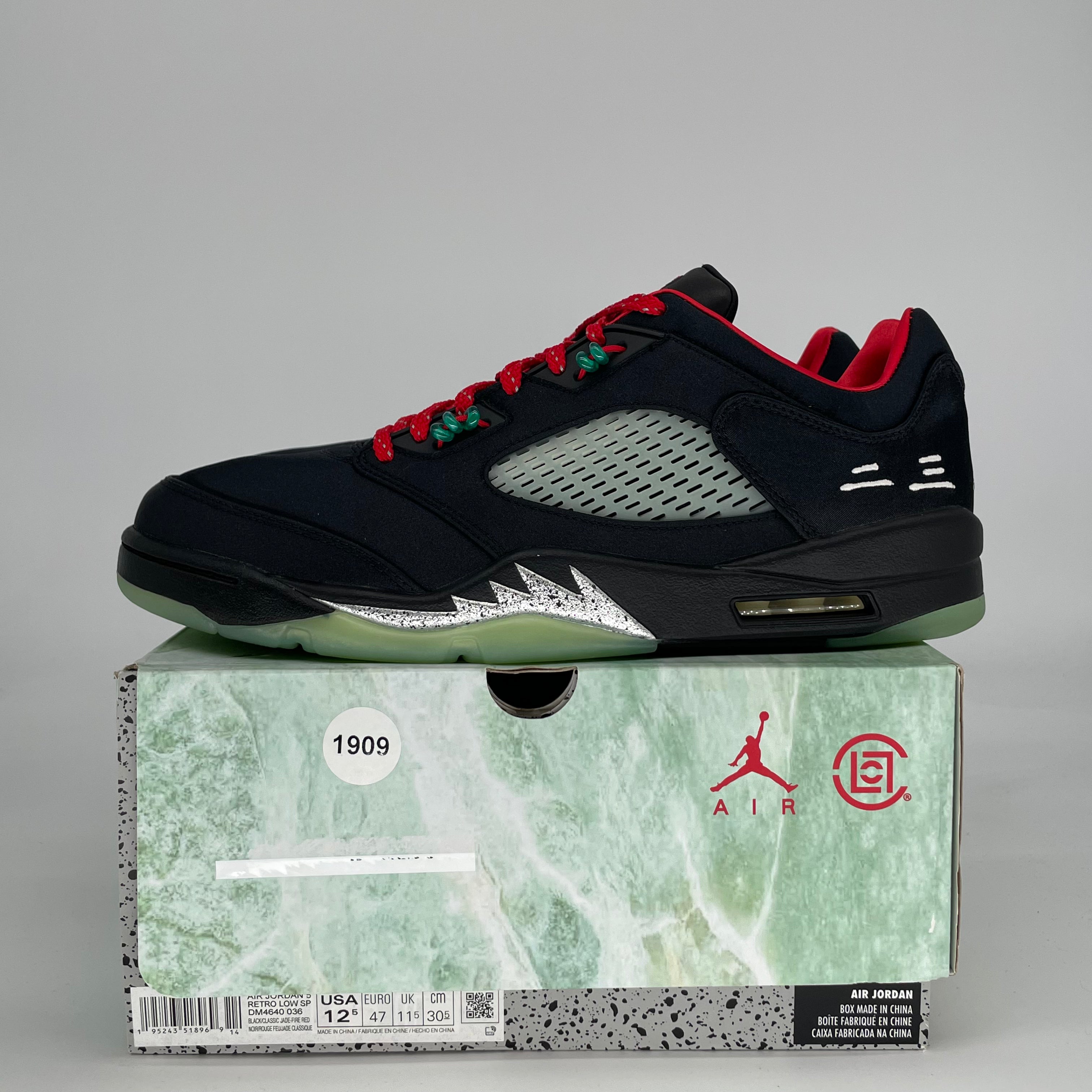 AIR JORDAN 5 LOW X CLOT JADE DM4640-036 SIZE 12.5/14W