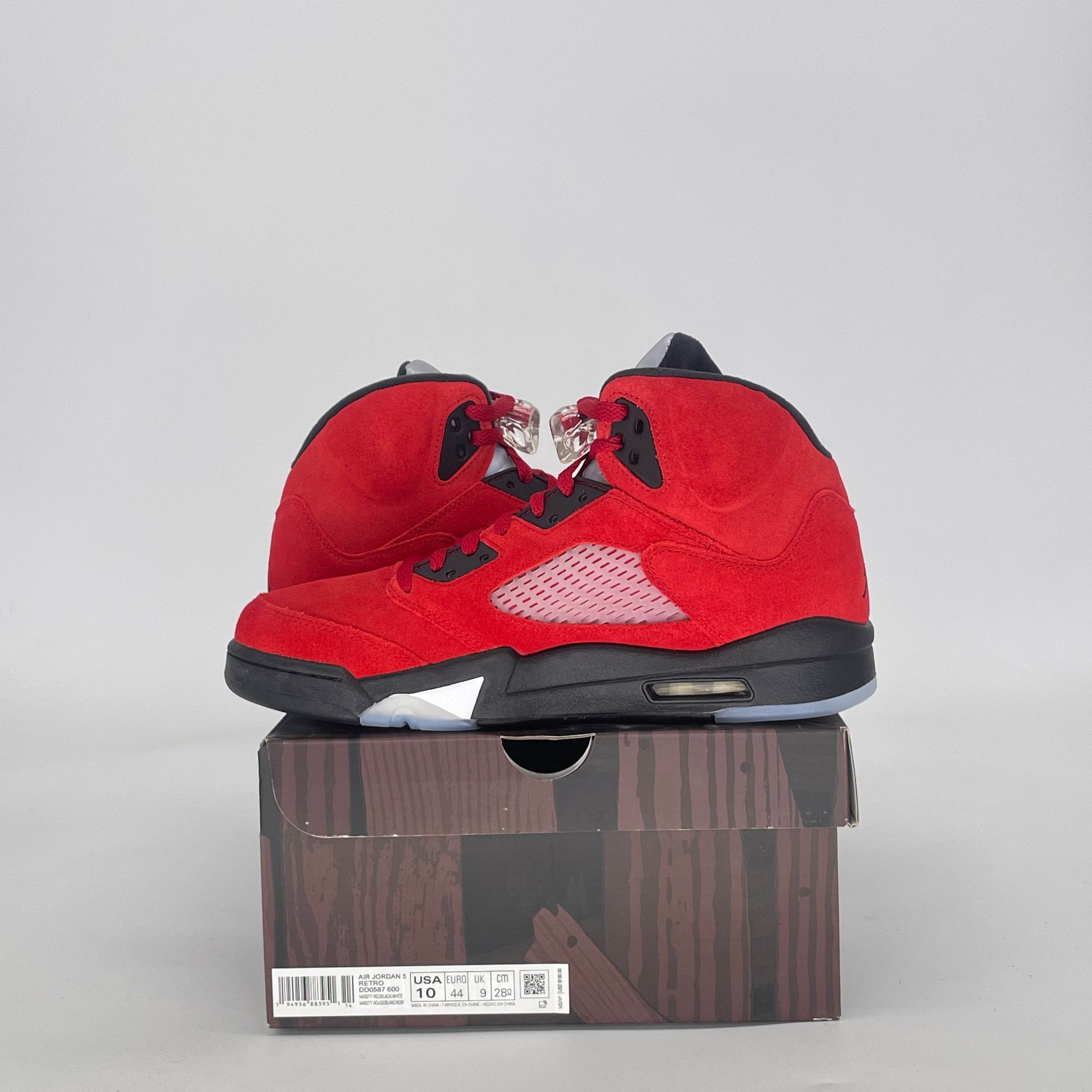AIR JORDAN 5 RAGING BULL RED (2021) DD0587-600 SIZE 10/11.5W