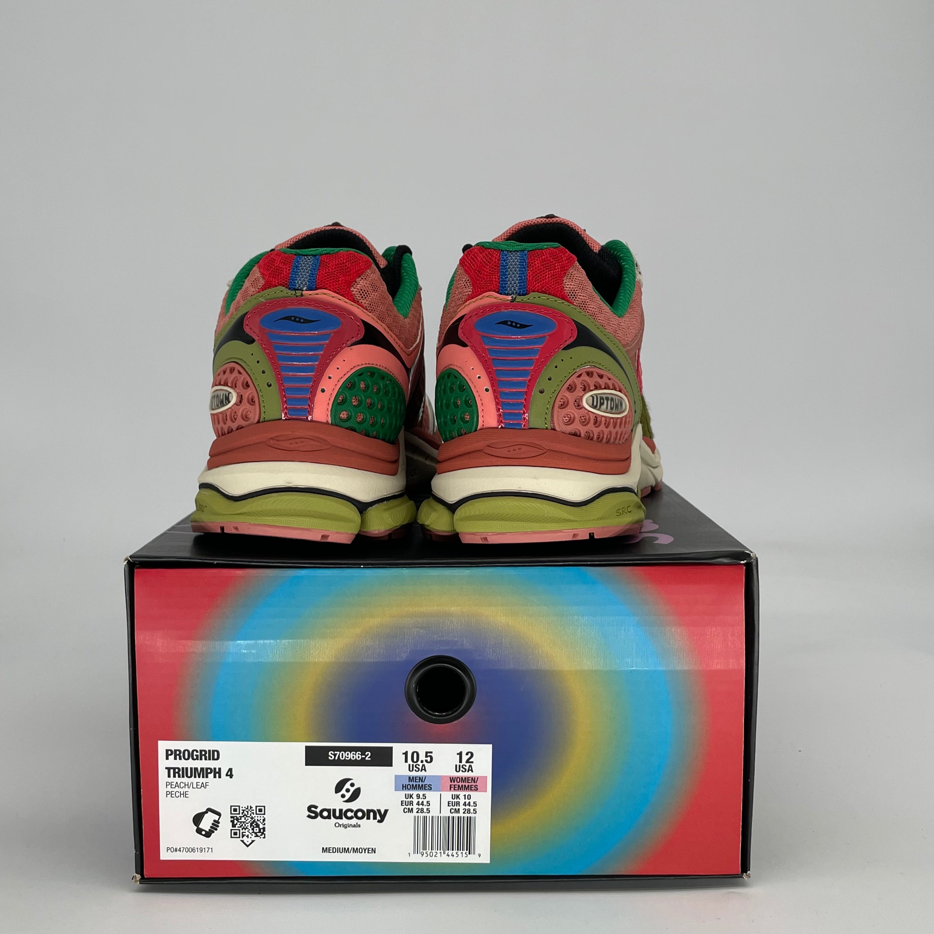 SAUCONY PROGRID TRIUMPH 4 JAE TIPS FLOWERS GROW UPTOWN VIRGINIA CREEPER S70966-2 SIZE 10.5/12W