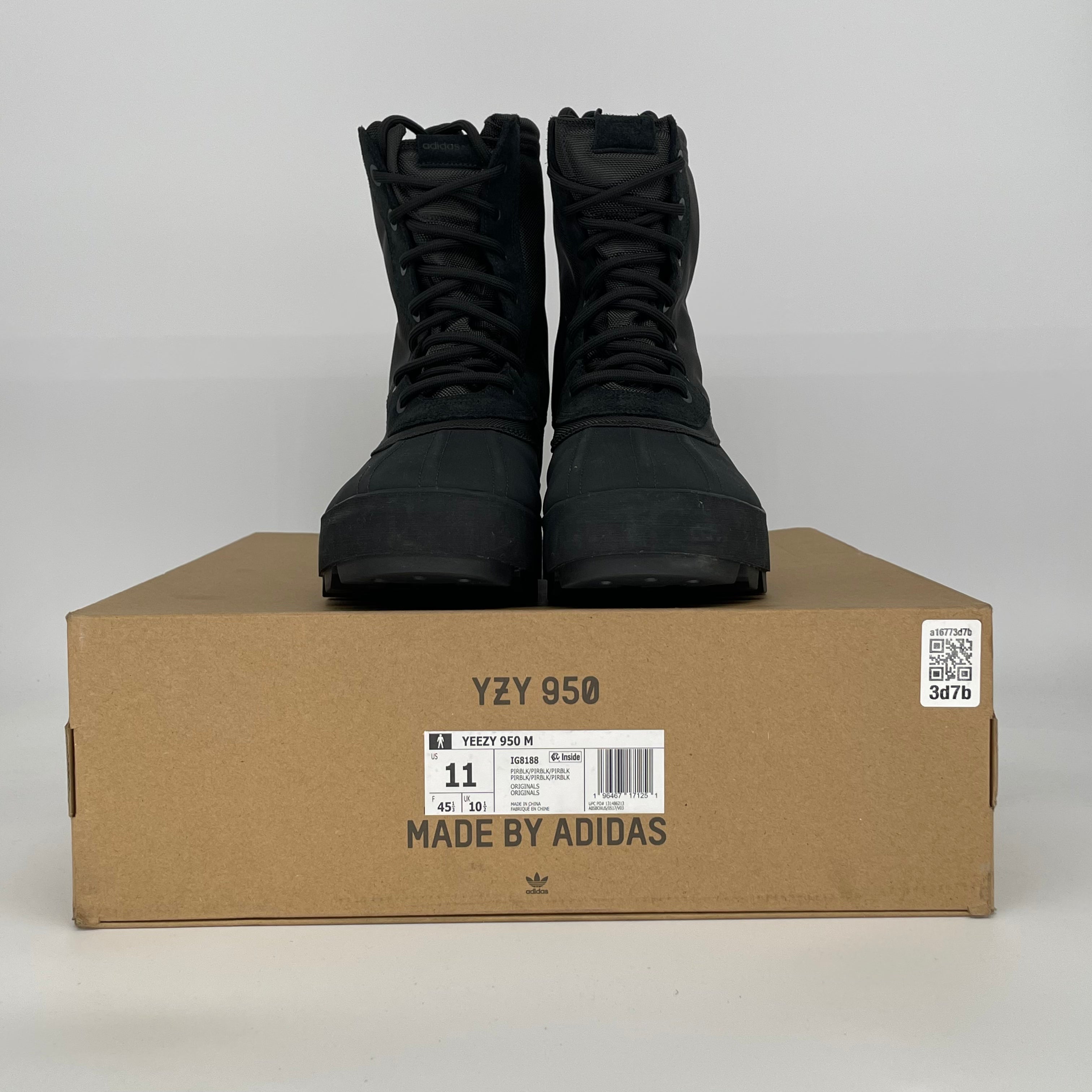 ADIDAS YEEZY 950 PIRATE BLACK IG8188 SIZE 11/12.5W
