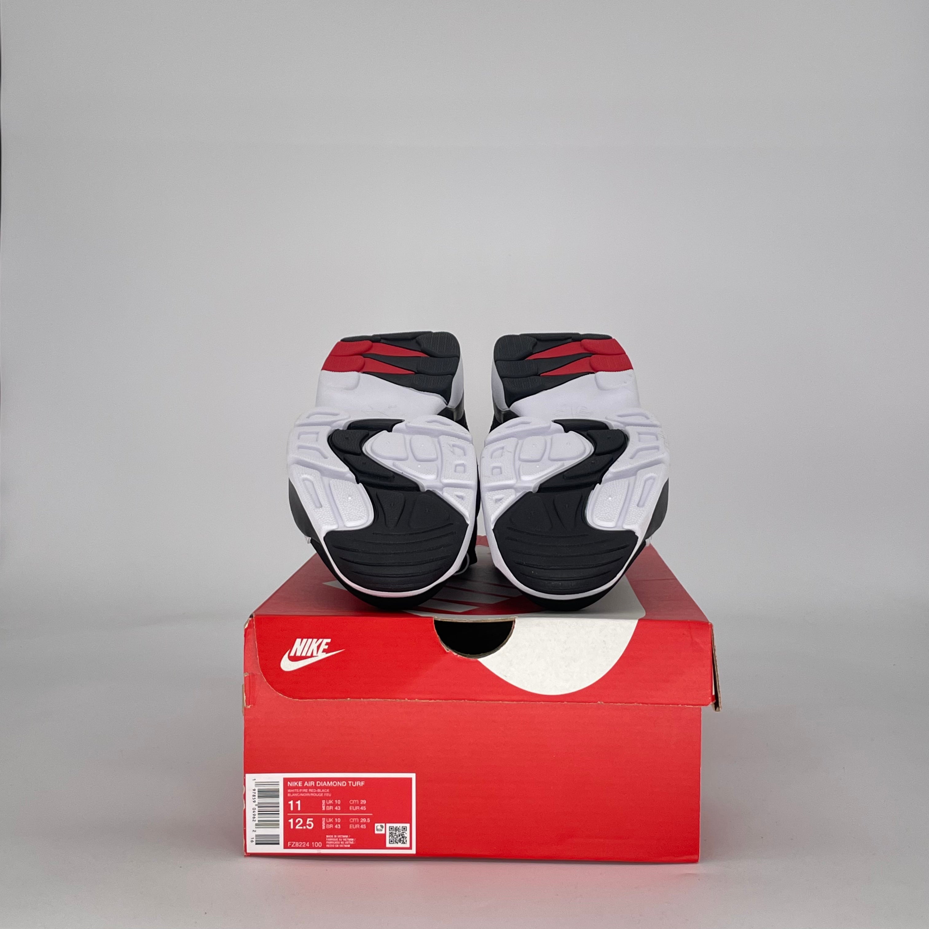 NIKE AIR DIAMOND TURF 49ERS FZ8224-100 SIZE 11/12.5W