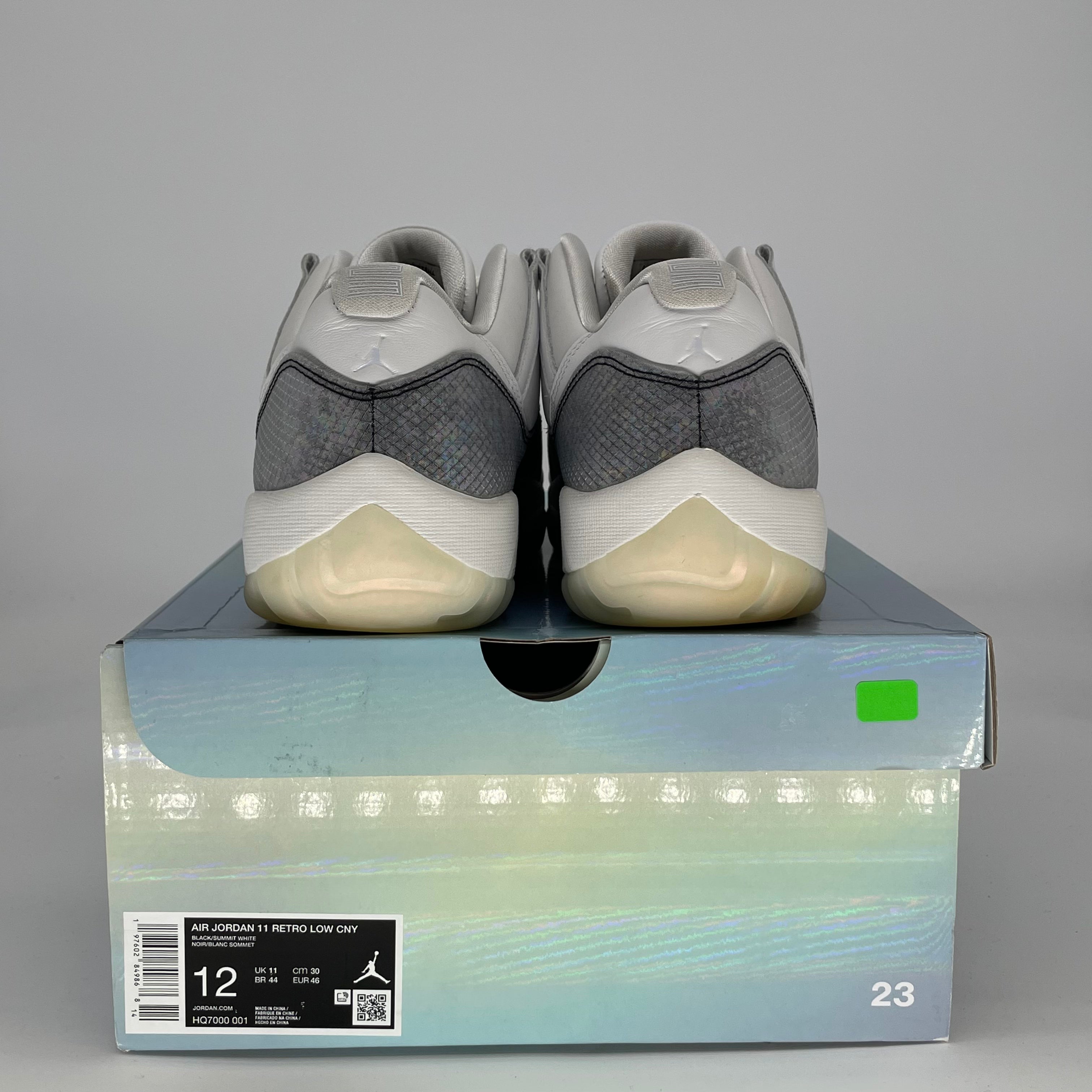 AIR JORDAN 11 LOW YEAR OF THE SNAKE HQ7000-001 SIZE 12/13.5W