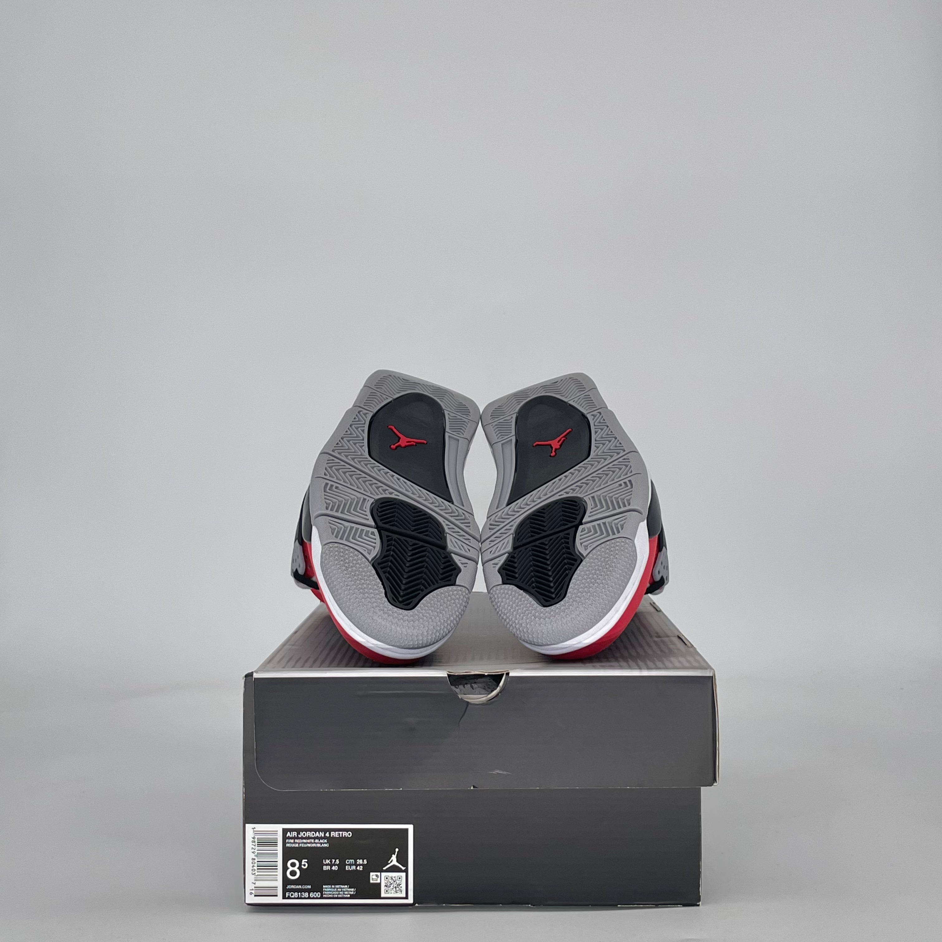AIR JORDAN 4 TORO BRAVO FQ8138-600 SIZE 8.5/10W