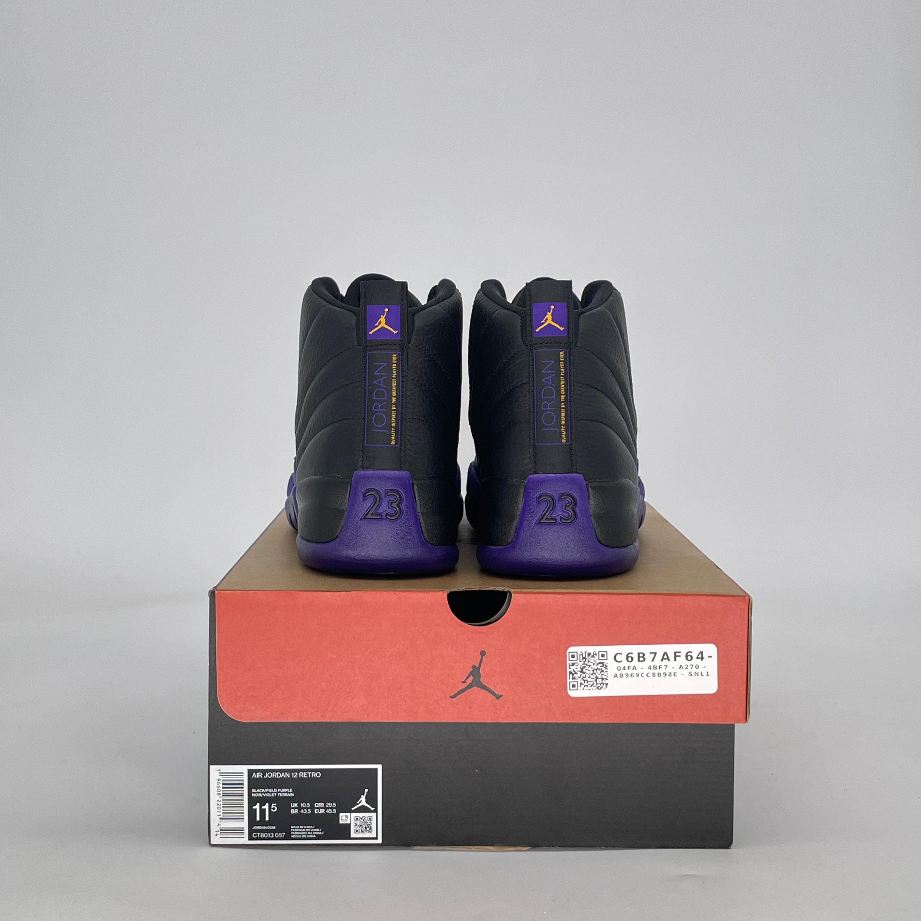 AIR JORDAN 12 FIELD PURPLE CT8013-057 SIZE 11.5/13W