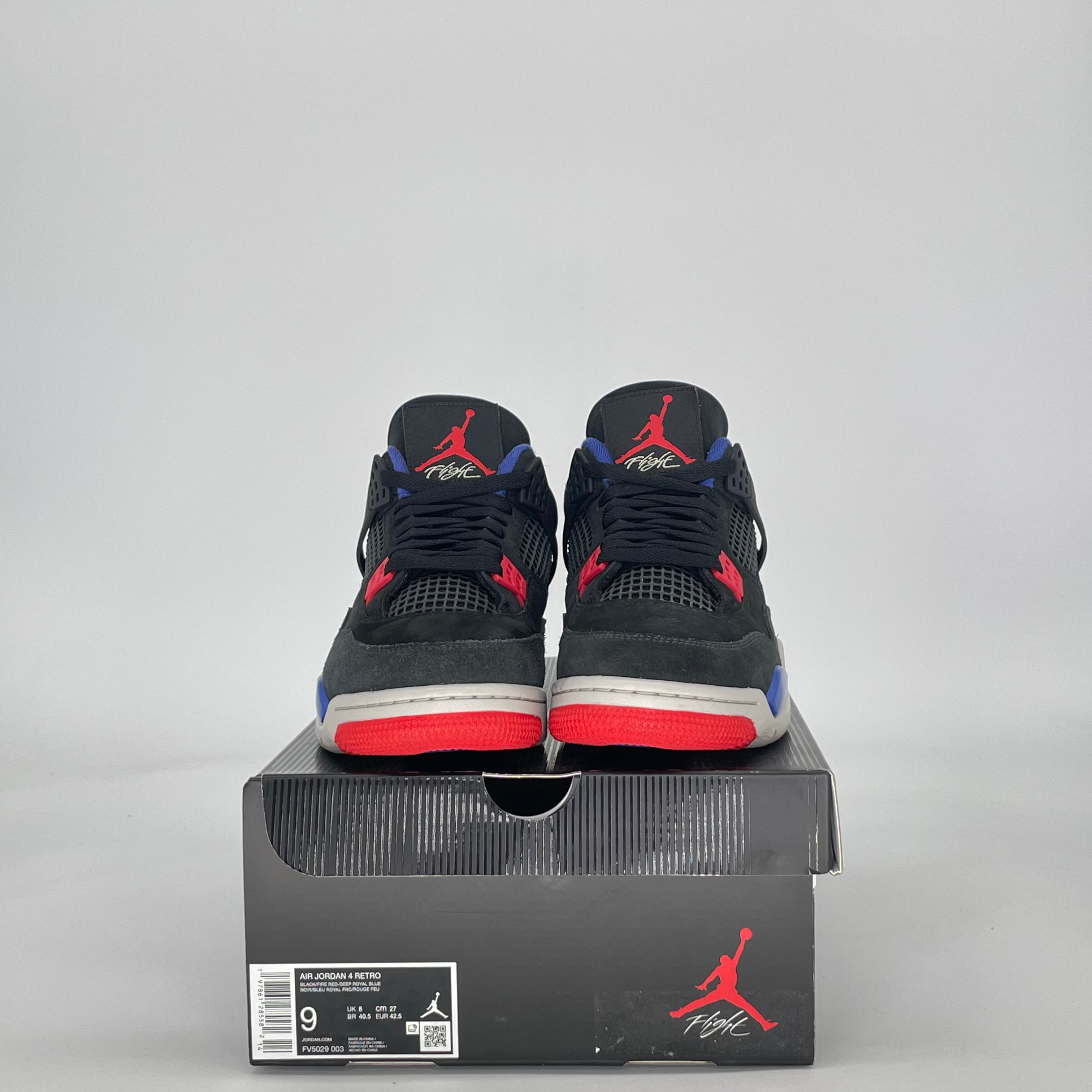 AIR JORDAN 4 RARE AIR (WHITE LETTERING) FV5029-003 SIZE 9/10.5W