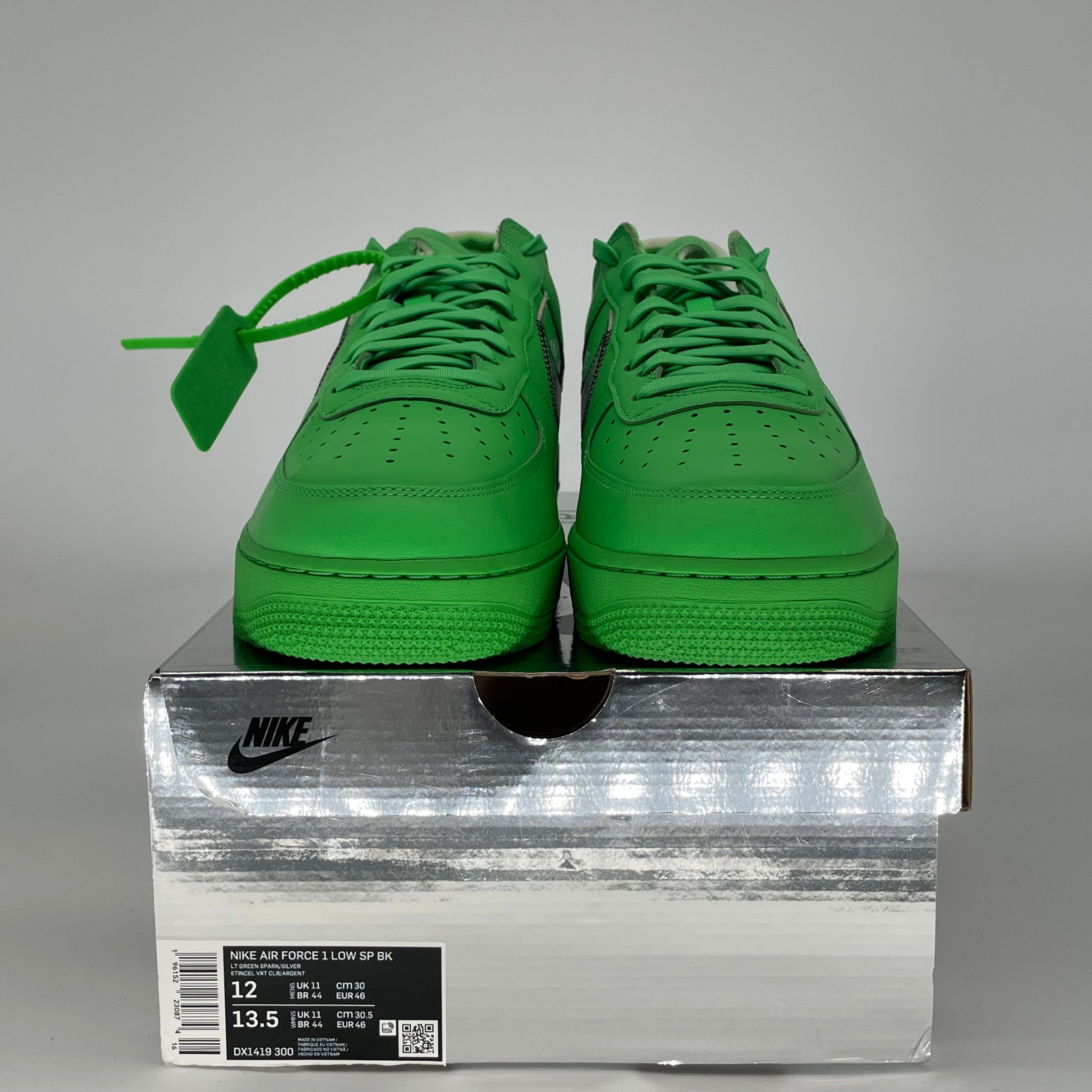 OFF WHITE X NIKE AIR FORCE 1 LOW BROOKLYN DX1419-300 SIZE 12/13.5W