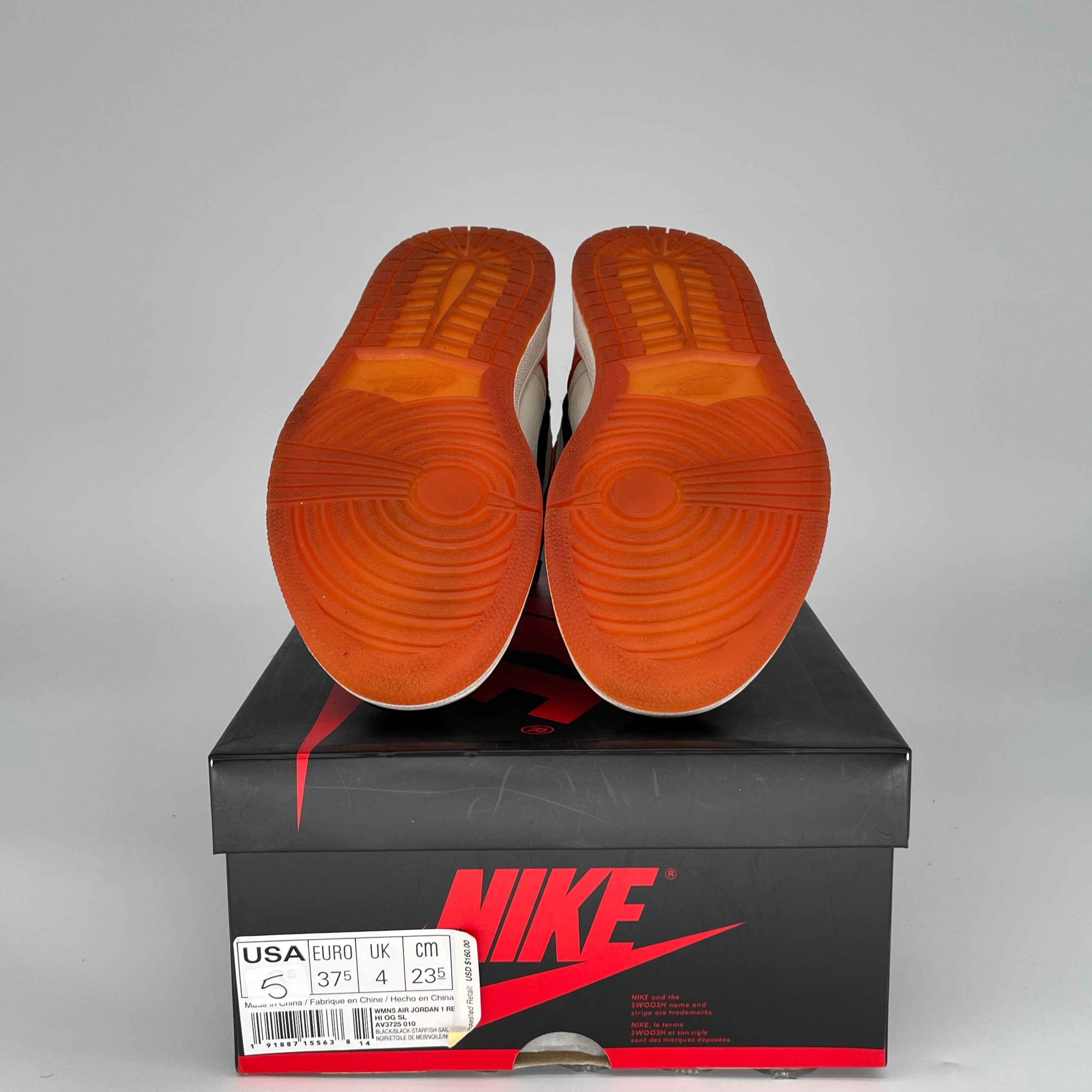 AIR JORDAN 1 SATIN SHATTERED BACKBOARD W  AV3725-010 SIZE 5/6.5W