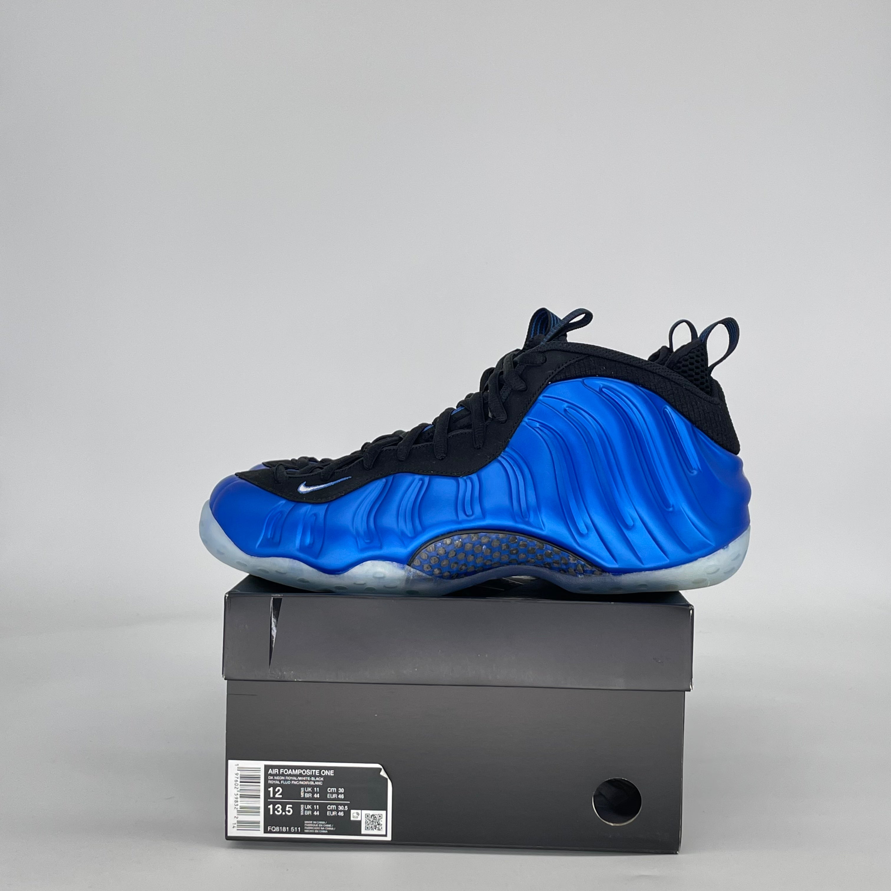 NIKE AIR FOAMPOSITE ONE INTERNATIONAL BLUE FQ8181-511 SIZE 12/13.5W
