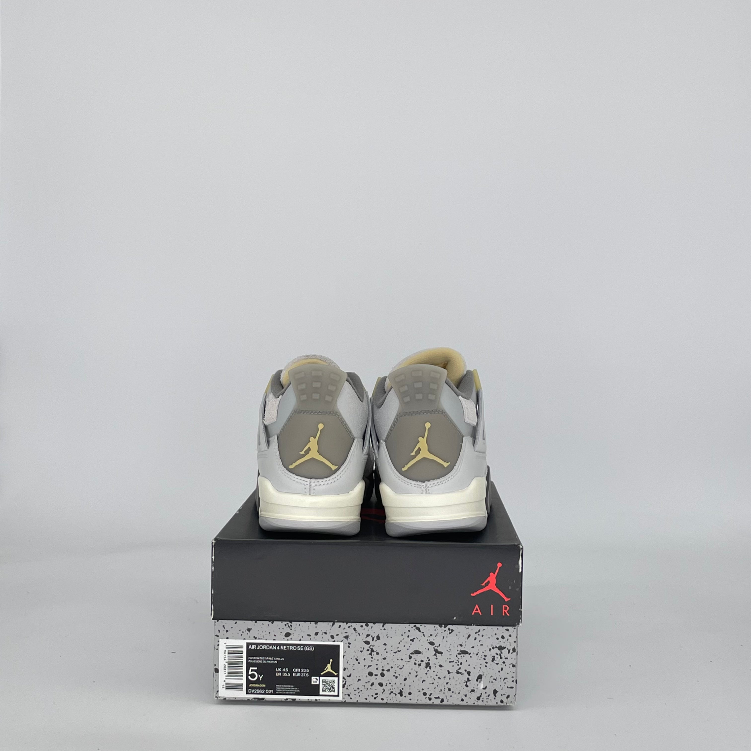 AIR JORDAN 4 CRAFT PHOTON DUST DV2262-021 SIZE 5/6.5W GS