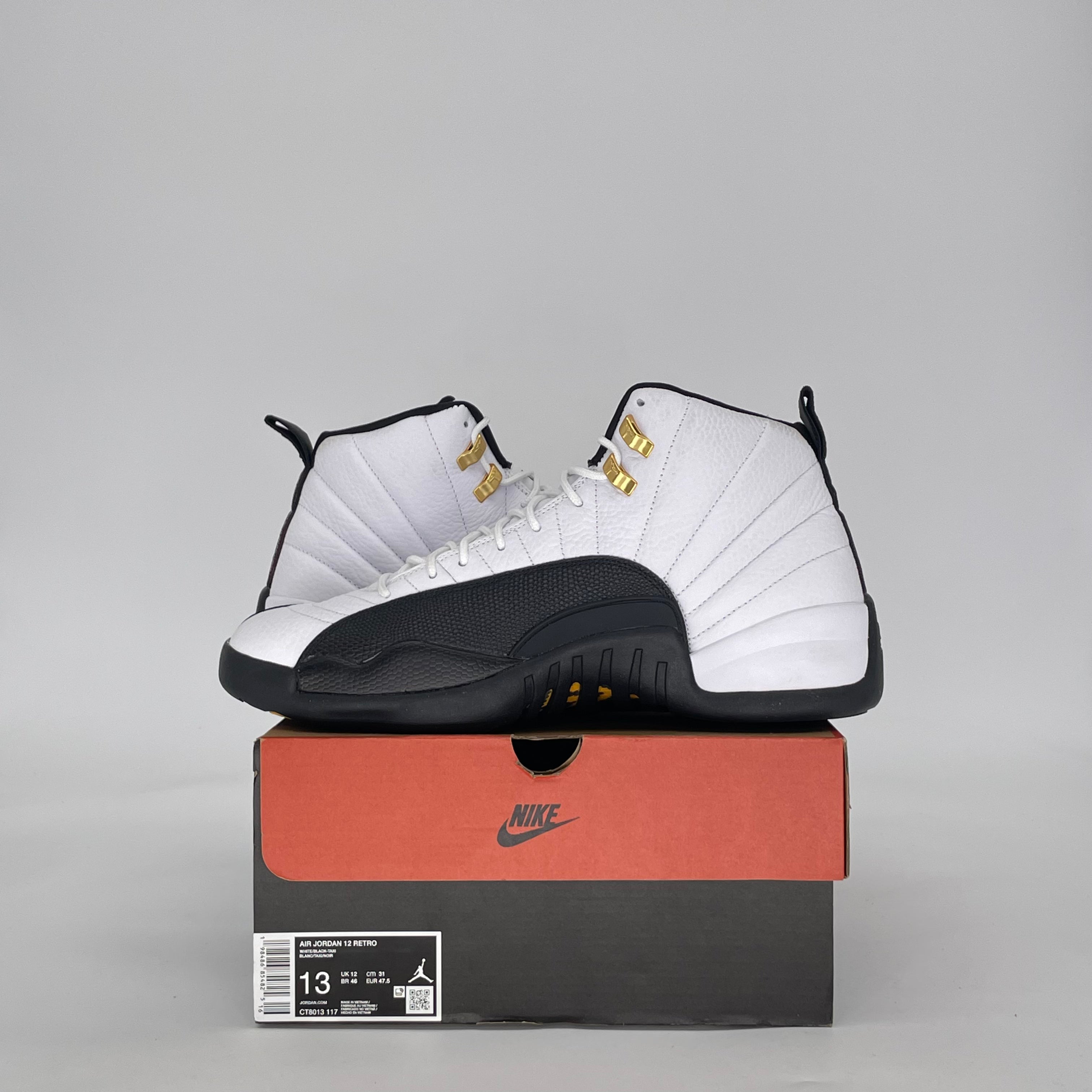 AIR JORDAN 12 TAXI CT8013-117 SIZE 13/14.5W