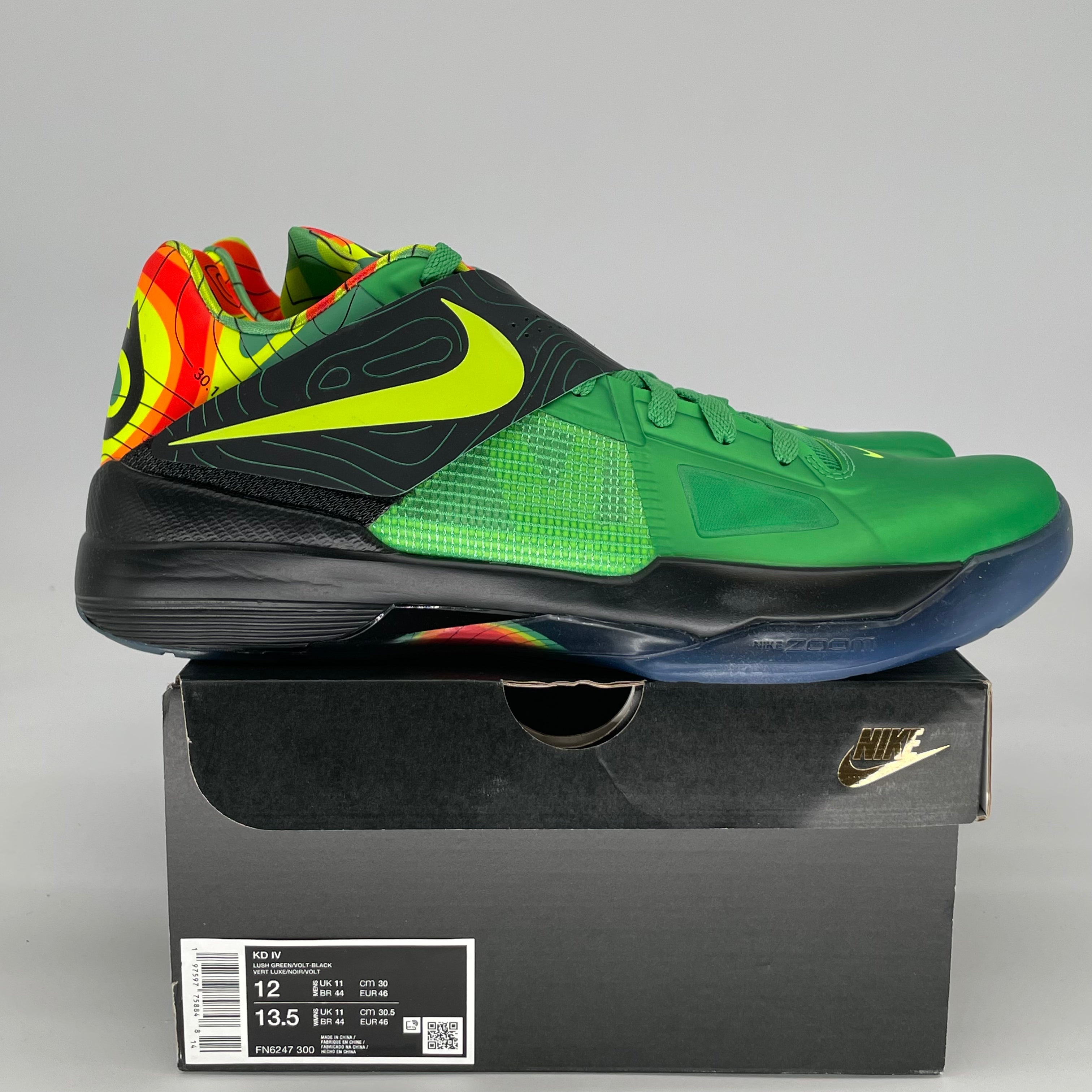 NIKE KD 4 WEATHERMAN FN6247-300 SIZE 12/13.5W