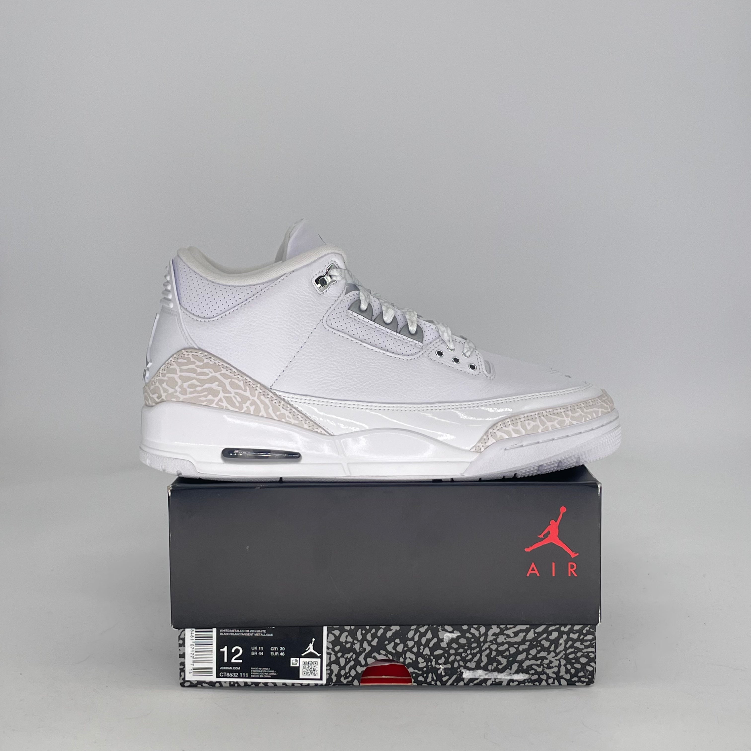 AIR JORDAN 3 PURE MONEY CT8532-111 SIZE 12/13.5W
