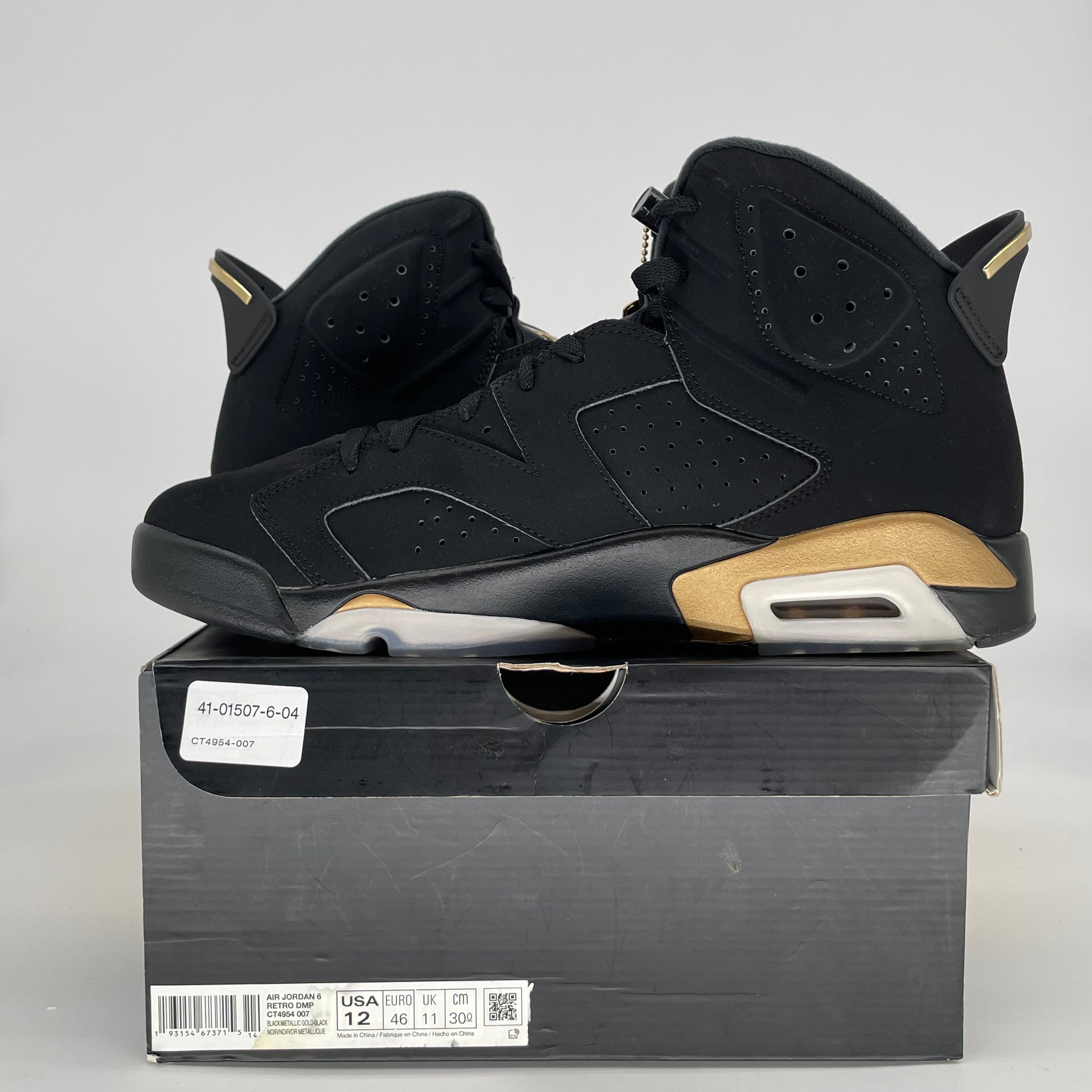 AIR JORDAN 6 DMP CT4954-007 SIZE 12/13.5W