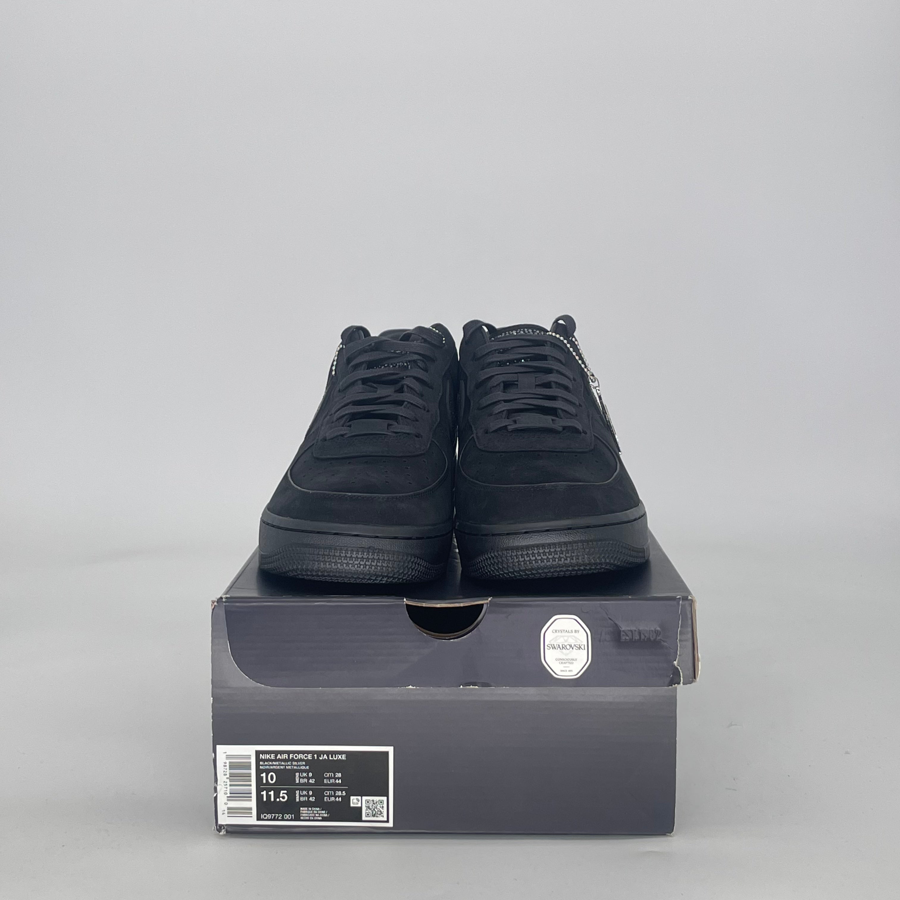 NIKE AIR FORCE 1 LOW JA MORANT SWAROVSKI IQ9772-001 SIZE 10/11.5W