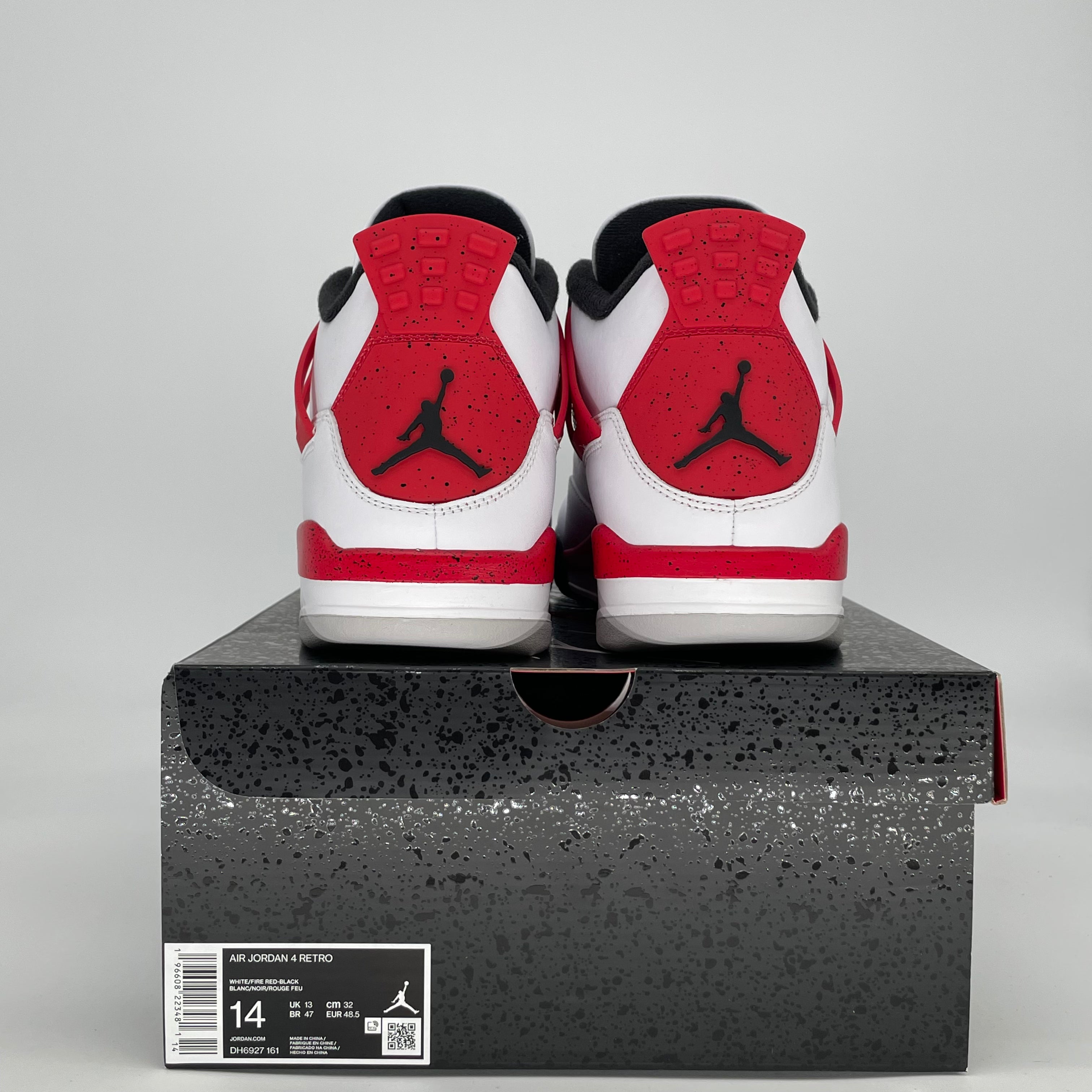 AIR JORDAN 4 RED CEMENT DH6927-161 SIZE 14/15.5W