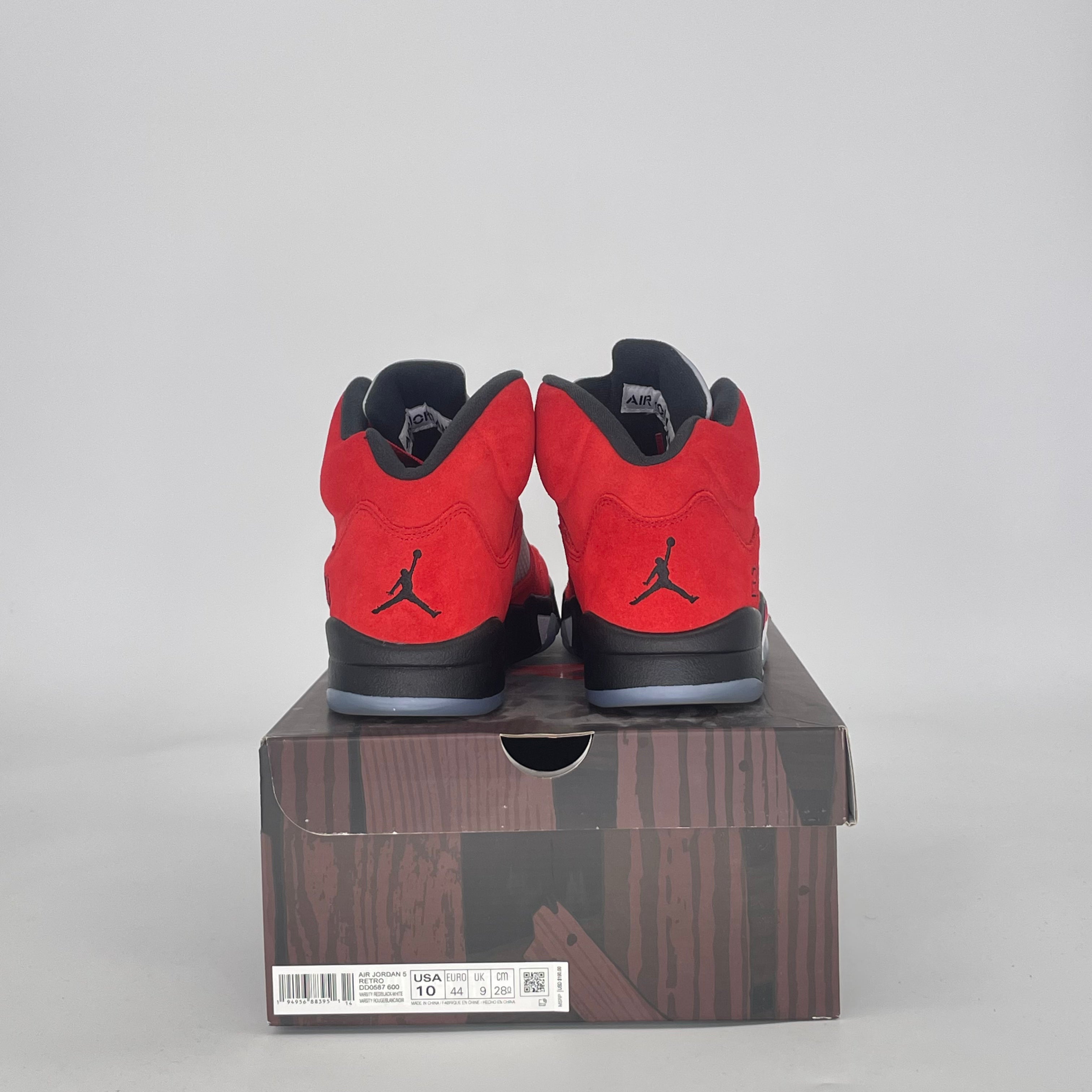 AIR JORDAN 5 RAGING BULL RED (2021) DD0587-600 SIZE 10/11.5W