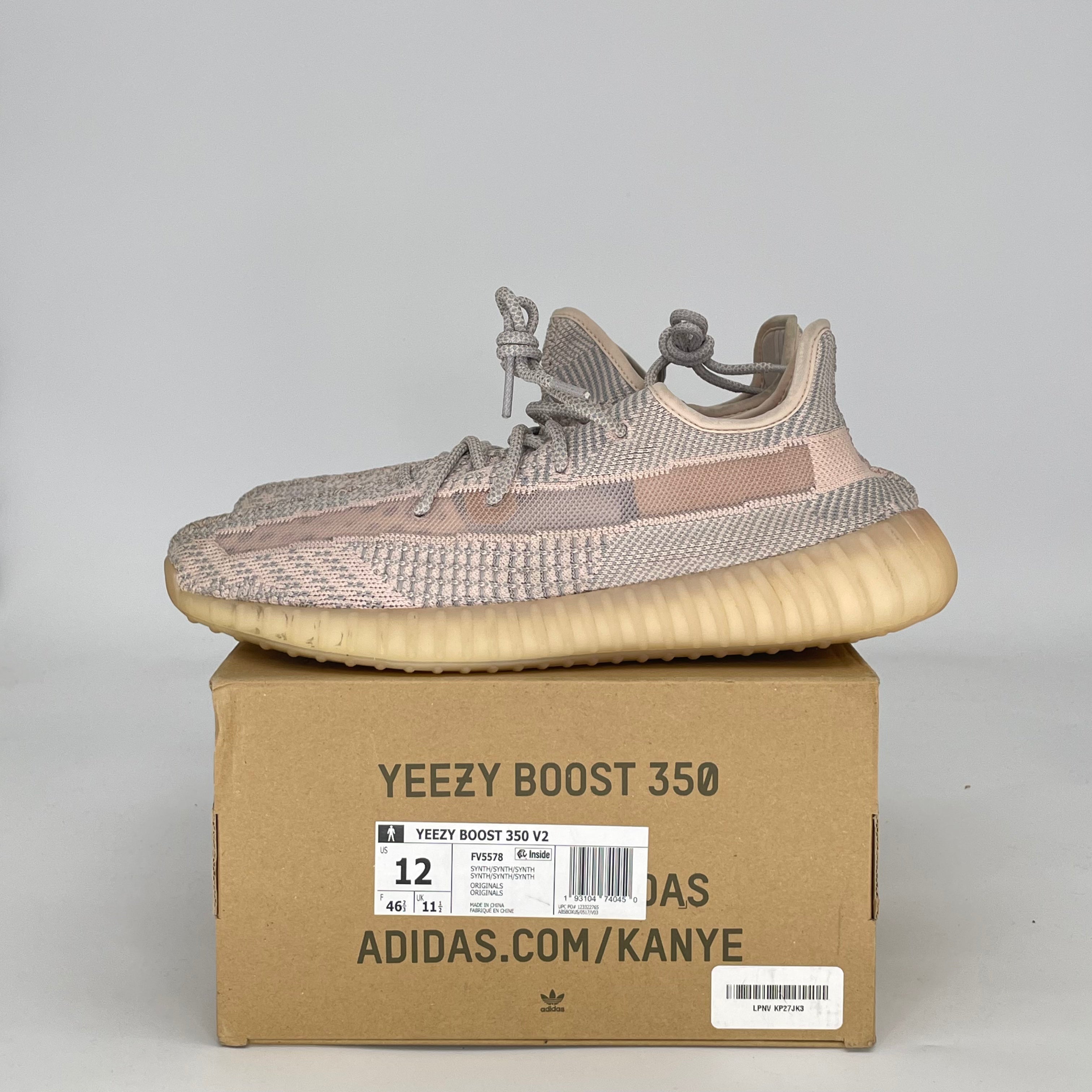 ADIDAS YEEZY 350 V2 SYNTH FV5578 SIZE 12/13.5W