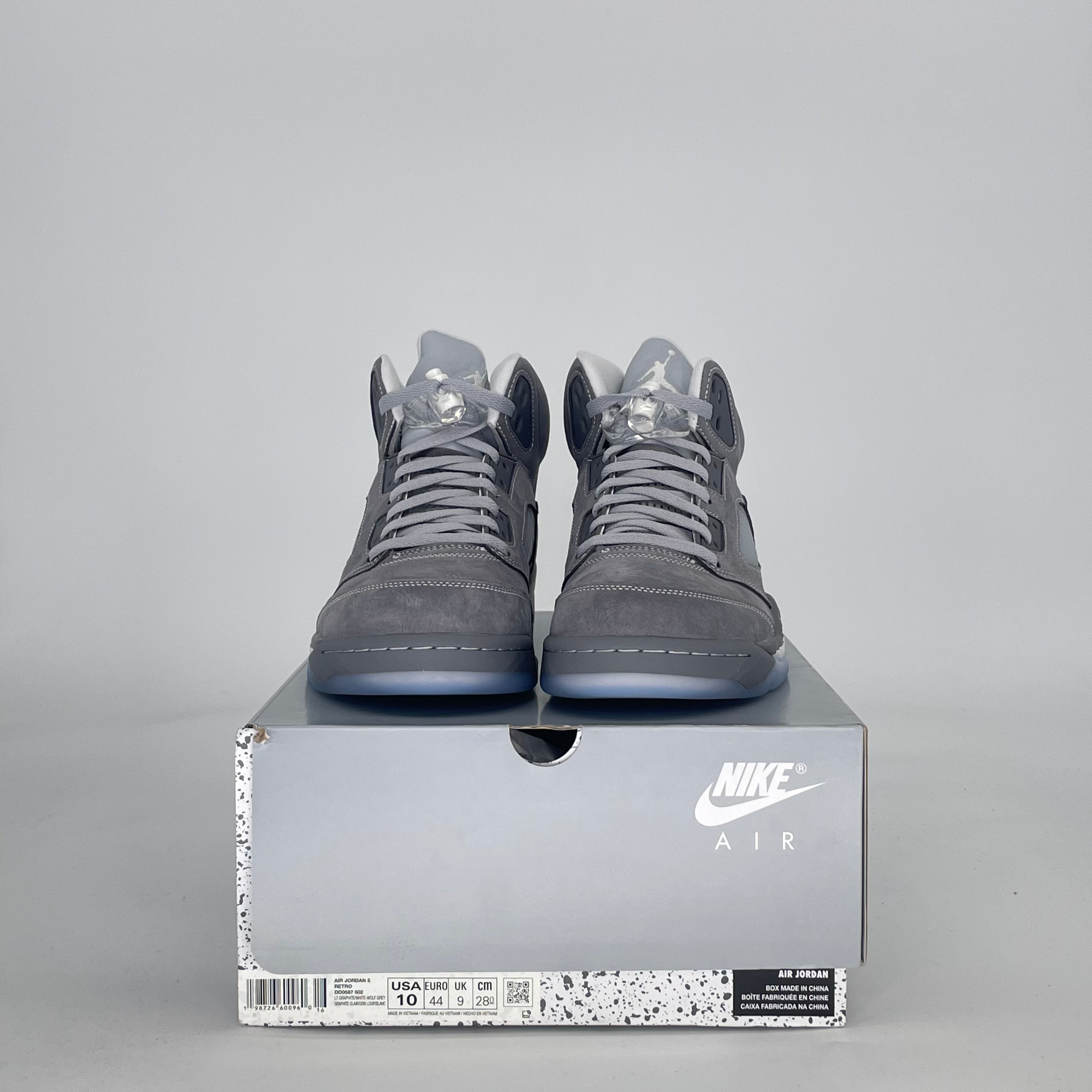 AIR JORDAN 5 WOLF GREY DD0587-002 SIZED 10/11.5W