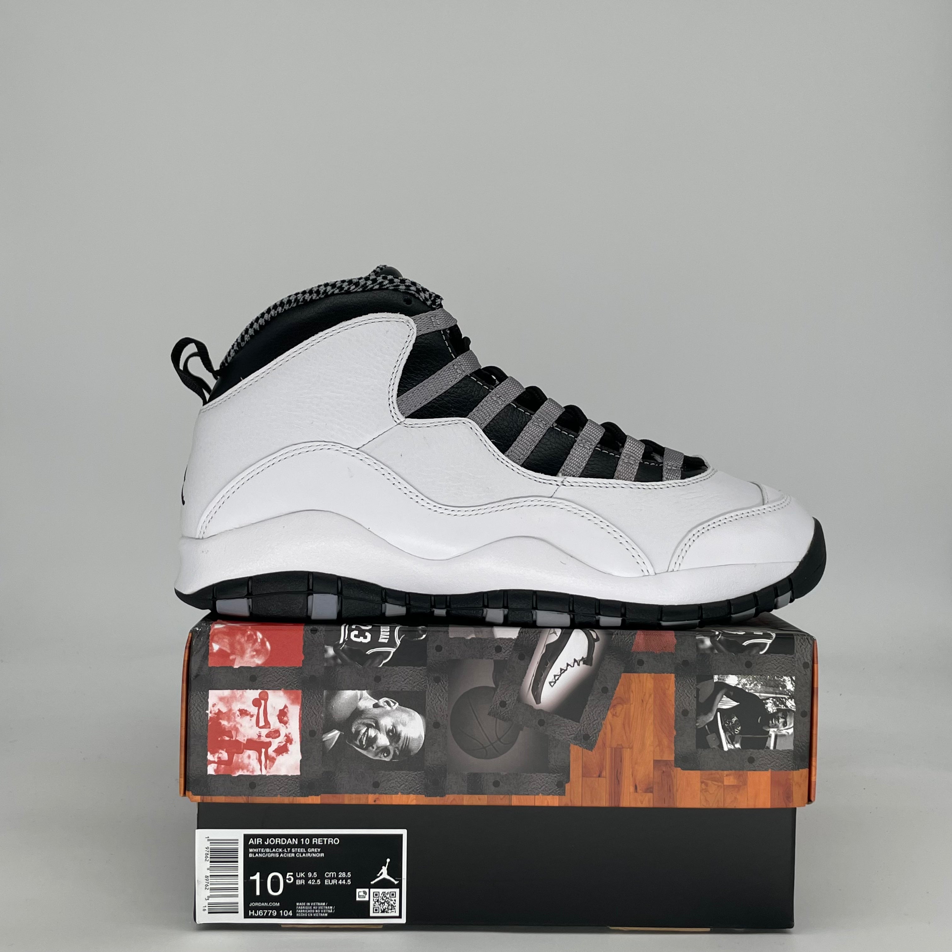 AIR JORDAN 10 STEEL HJ6779-104 SIZE 10.5/12W