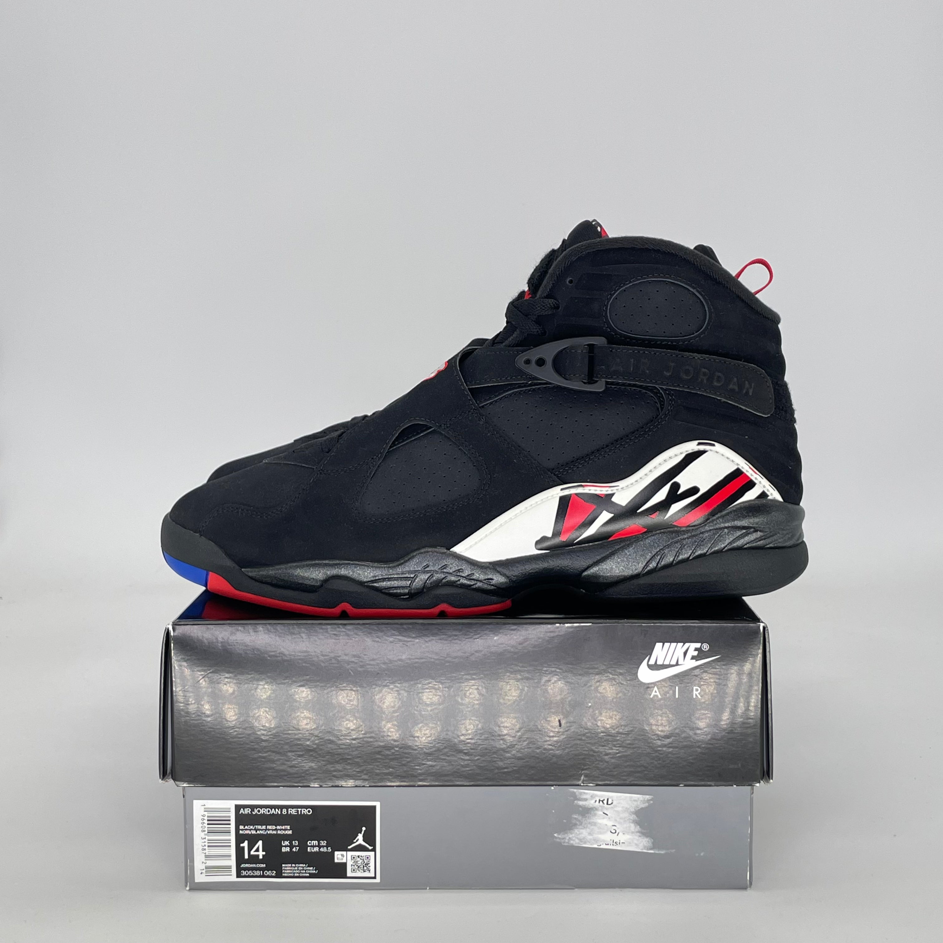 AIR JORDAN 8 PLAYOFFS 305381-062 SIZE 14/15.5W
